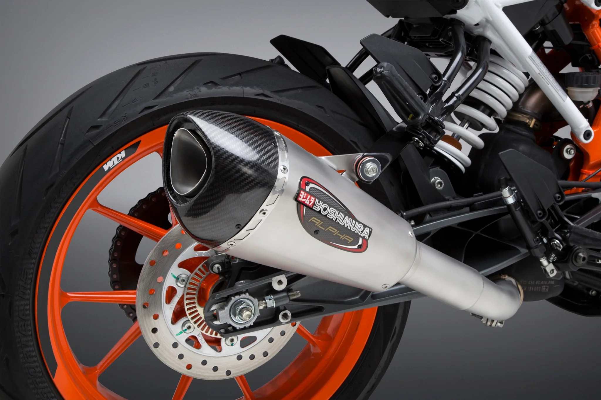 390 DUKE 17-20/RC390 17-20 ALPHA T Stainless Slip-On Exhaust, w/ Stainless Muffler - Image 3
