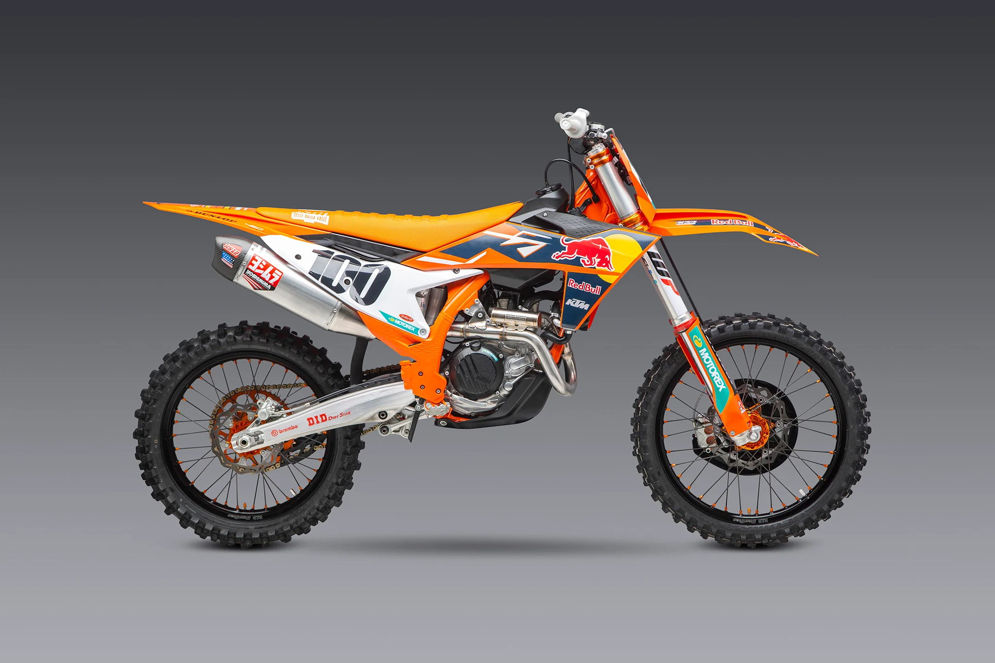 KTM 450SX-F FE 22-26/Husqvarna FC450 RE 22-26 RS-12 Stainless Full Exhaust, w/ Aluminum Muffler