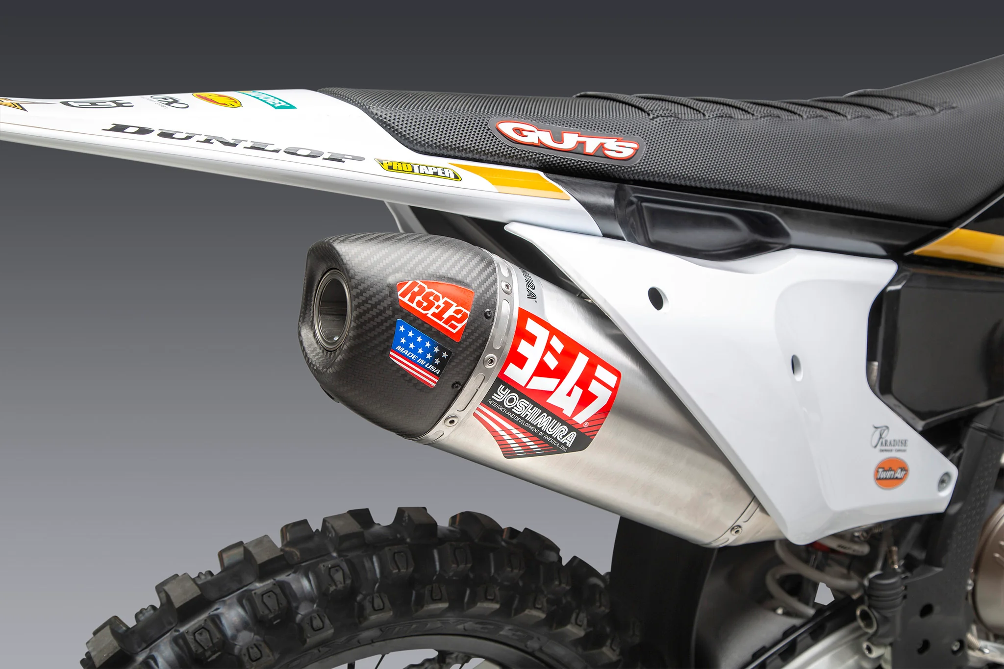 KTM 450SX-F FE 22-26/Husqvarna FC450 RE 22-26 RS-12 Stainless Full Exhaust, w/ Aluminum Muffler - Image 10