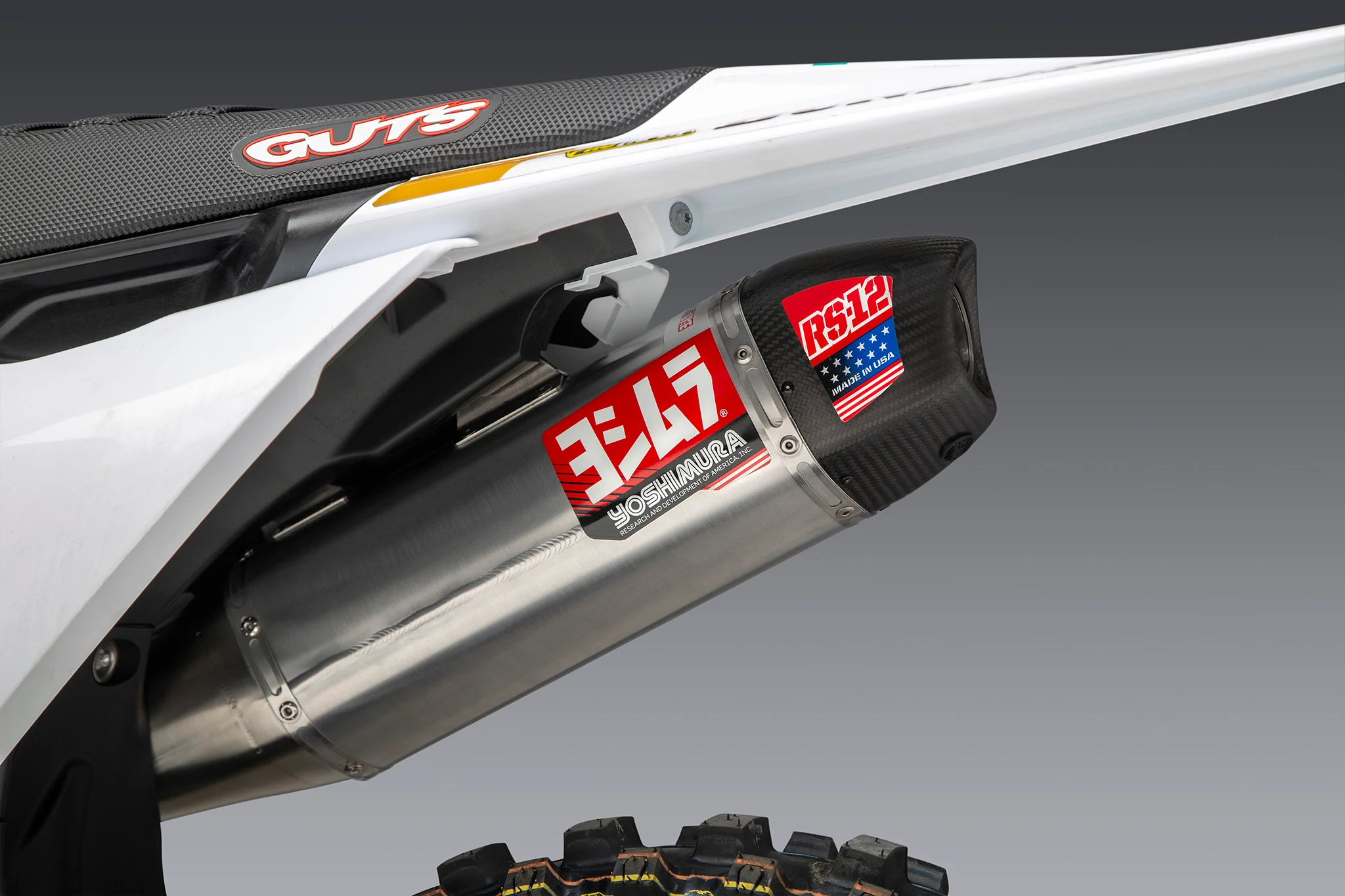 KTM 450SX-F FE 22-26/Husqvarna FC450 RE 22-26 RS-12 Stainless Full Exhaust, w/ Aluminum Muffler - Image 11