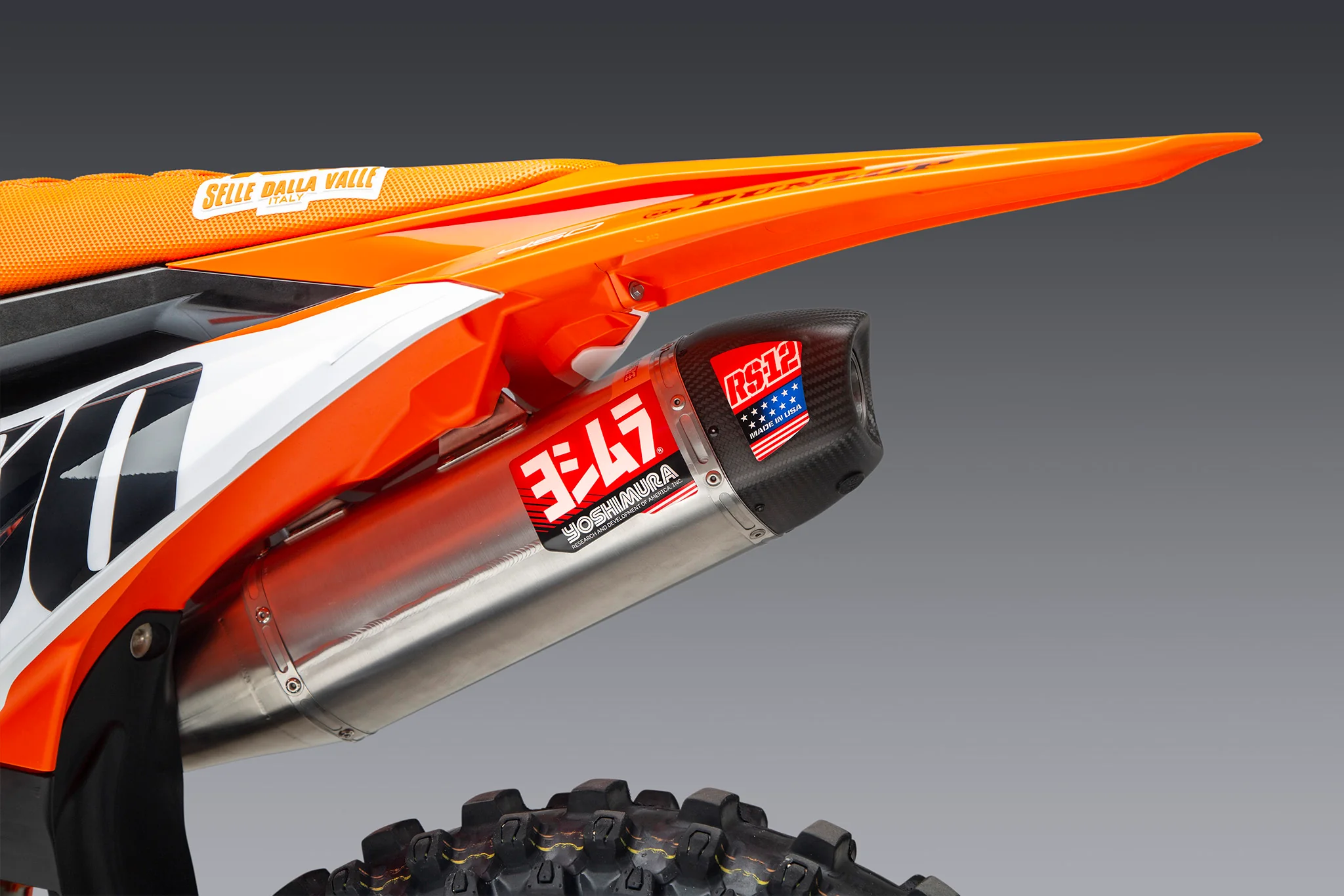 KTM 450SX-F FE 22-26/Husqvarna FC450 RE 22-26 RS-12 Stainless Full Exhaust, w/ Aluminum Muffler - Image 5
