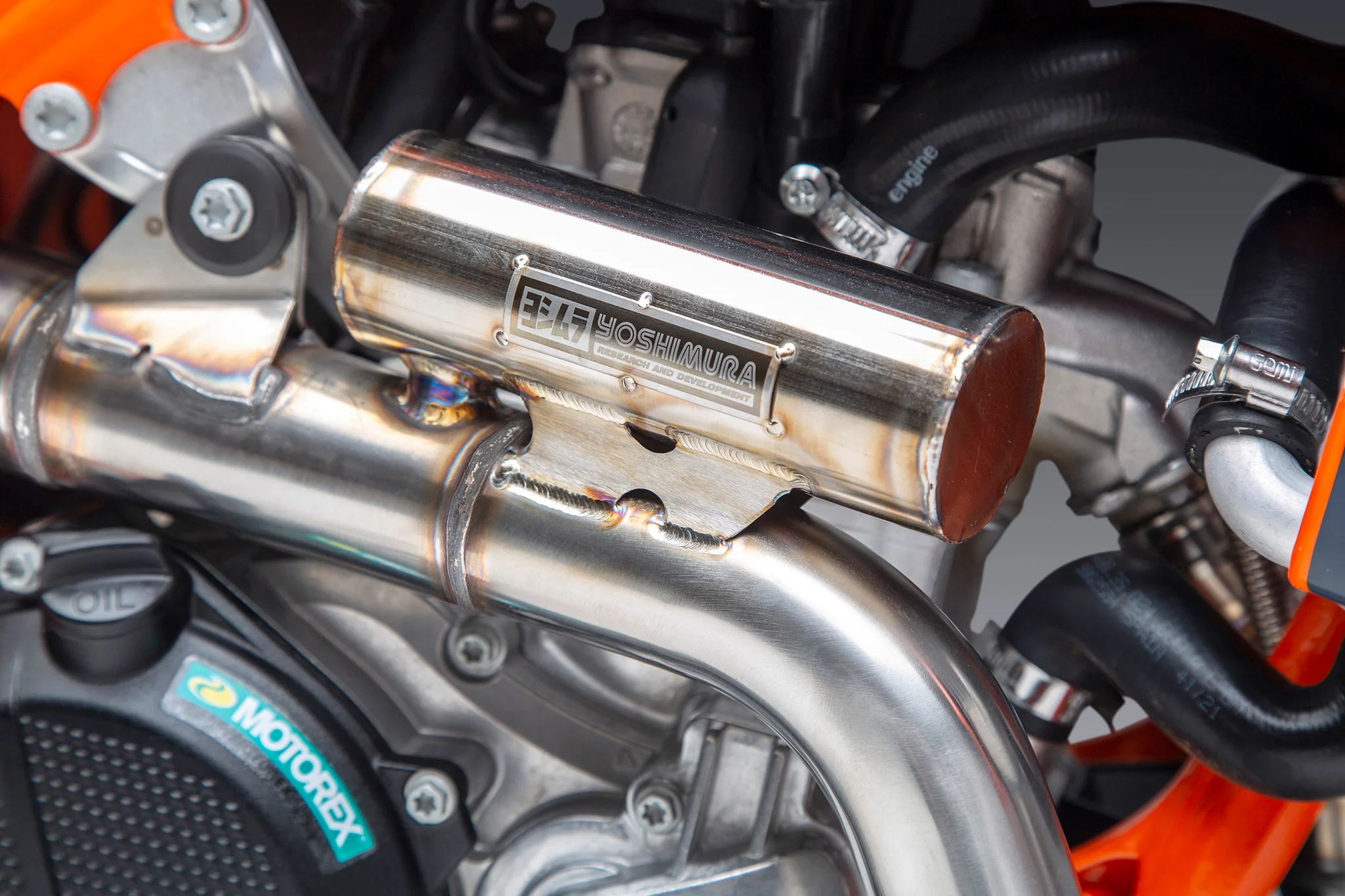 KTM 450SX-F FE 22-26/Husqvarna FC450 RE 22-26 RS-12 Stainless Full Exhaust, w/ Aluminum Muffler - Image 7
