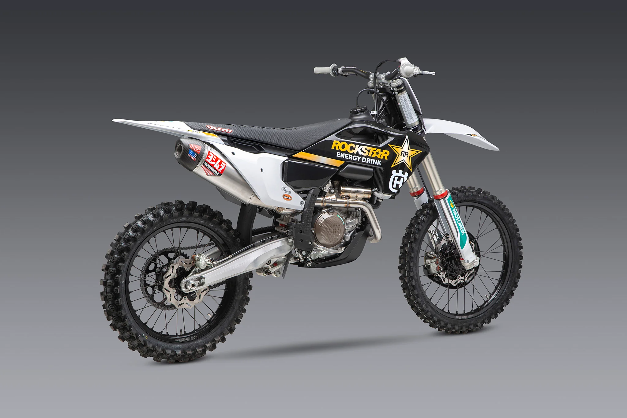 KTM 450SX-F FE 22-26/Husqvarna FC450 RE 22-26 RS-12 Stainless Full Exhaust, w/ Aluminum Muffler - Image 9
