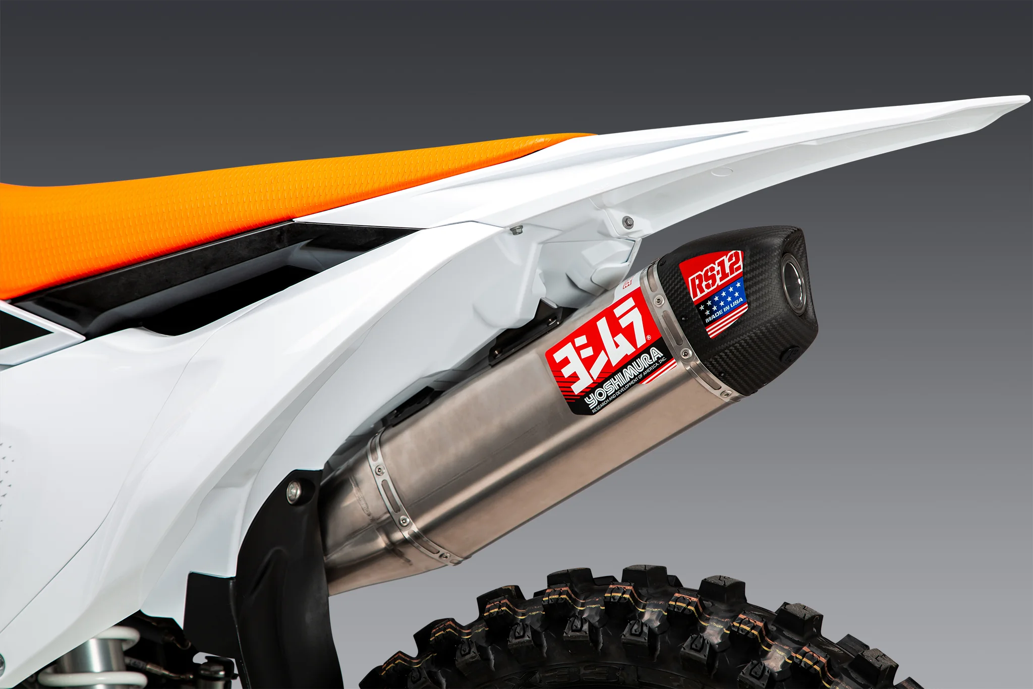 KTM 450SX-F FE 22-26 / Husqv FC450 RE 22-26 RS-12 Titanium Full Exhaust, w/ Titanium Muffler - Image 10