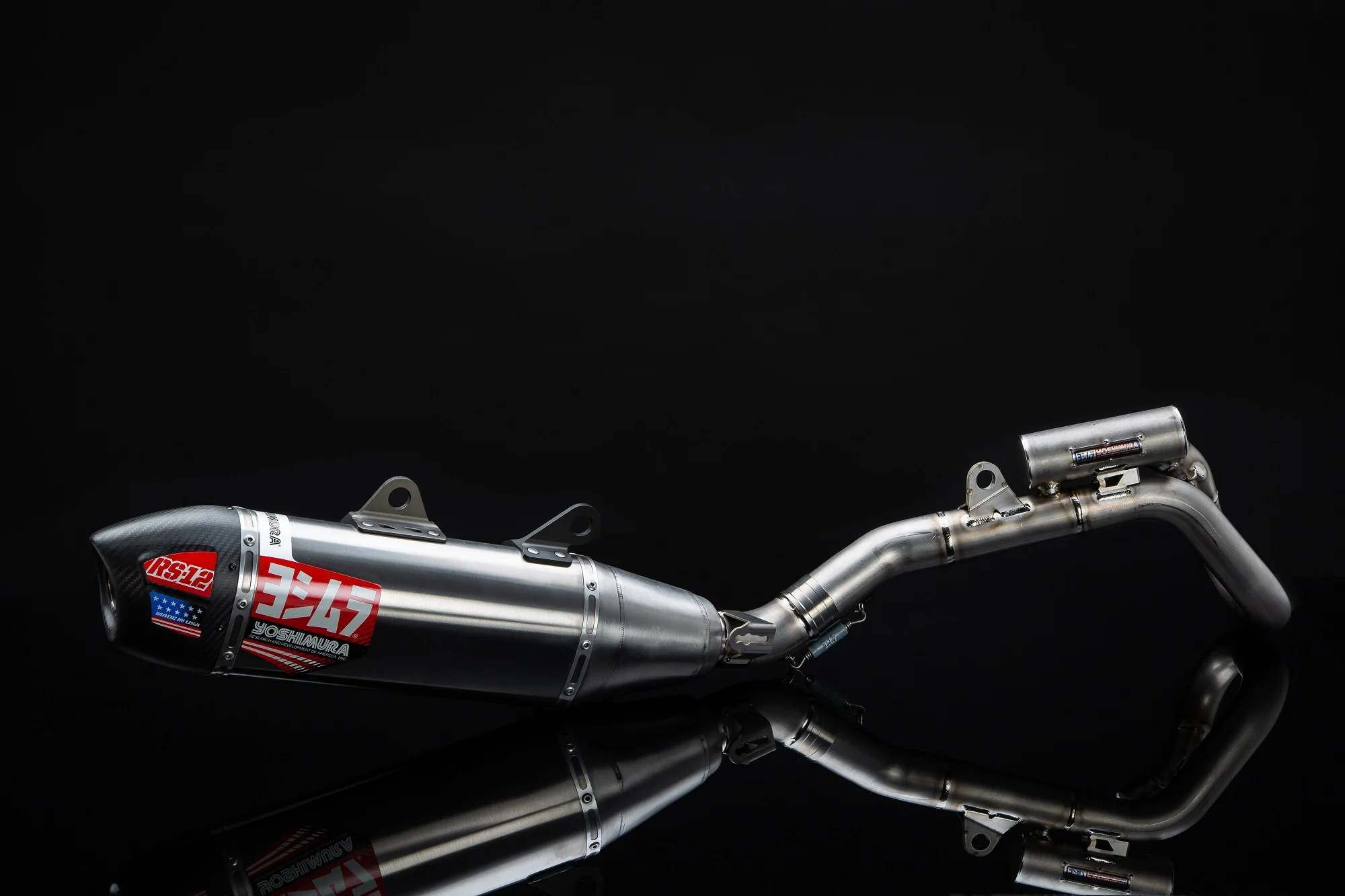 KTM 450SX-F FE 22-26 / Husqv FC450 RE 22-26 RS-12 Titanium Full Exhaust, w/ Titanium Muffler - Image 2