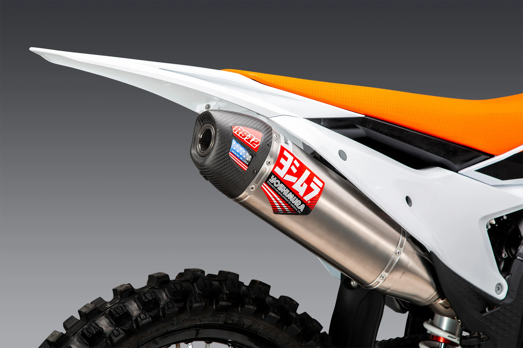 KTM 450SX-F FE 22-26 / Husqv FC450 RE 22-26 RS-12 Titanium Full Exhaust, w/ Titanium Muffler - Image 9