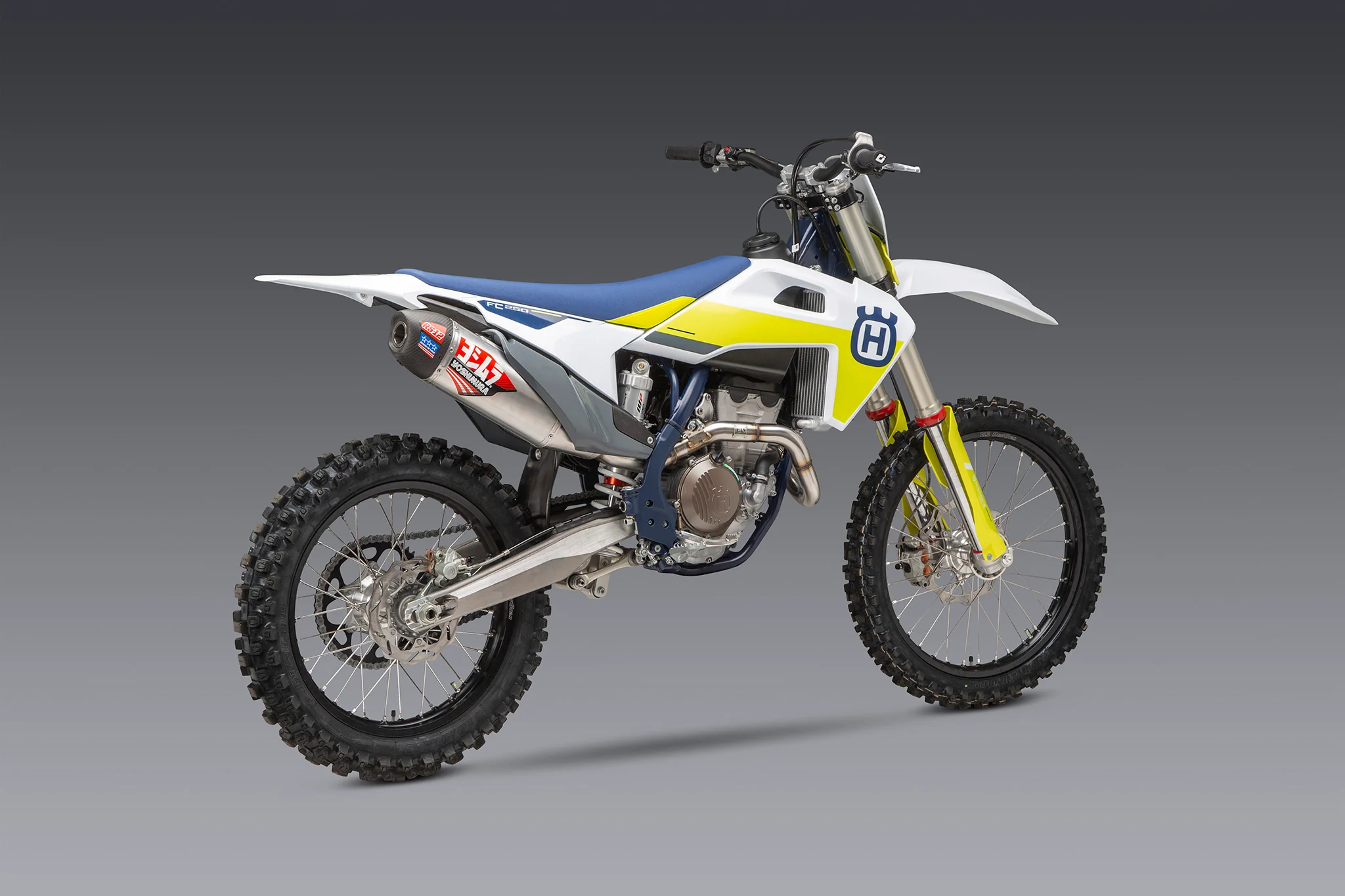 KTM/HUSQ 250/350 19-22 / GAS GAS MC 250F RS-12 Stainless Full Exhaust, w/ Aluminum Muffler - Image 2
