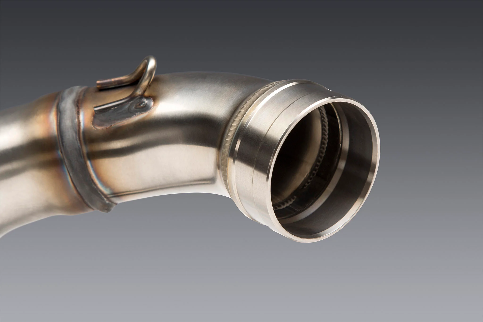 KTM/HUSQ 250/350 19-22 / GAS GAS MC 250F RS-12 Stainless Full Exhaust, w/ Aluminum Muffler - Image 3