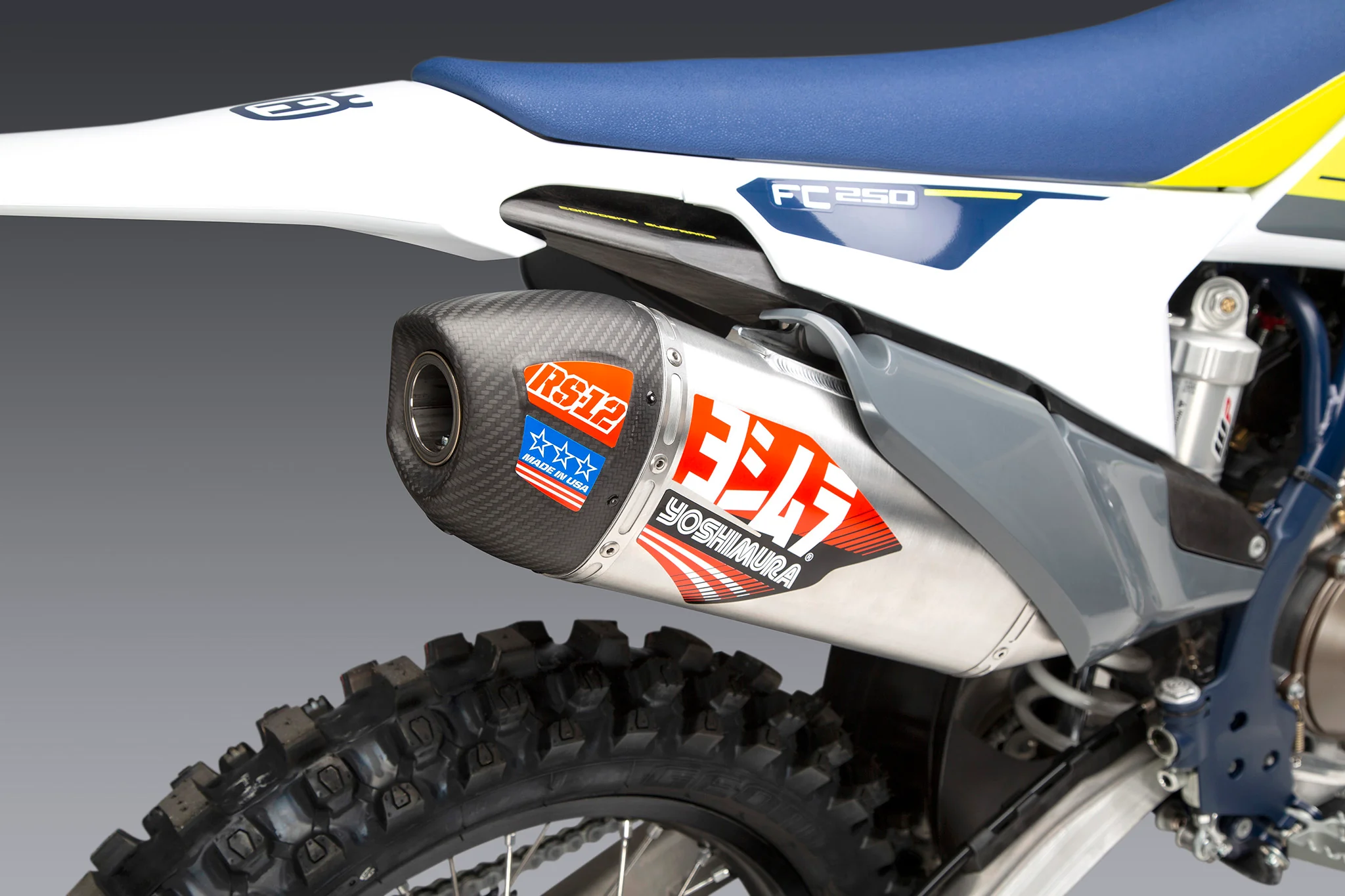 KTM/HUSQ 250/350 19-22 / GAS GAS MC 250F RS-12 Stainless Full Exhaust, w/ Aluminum Muffler - Image 5