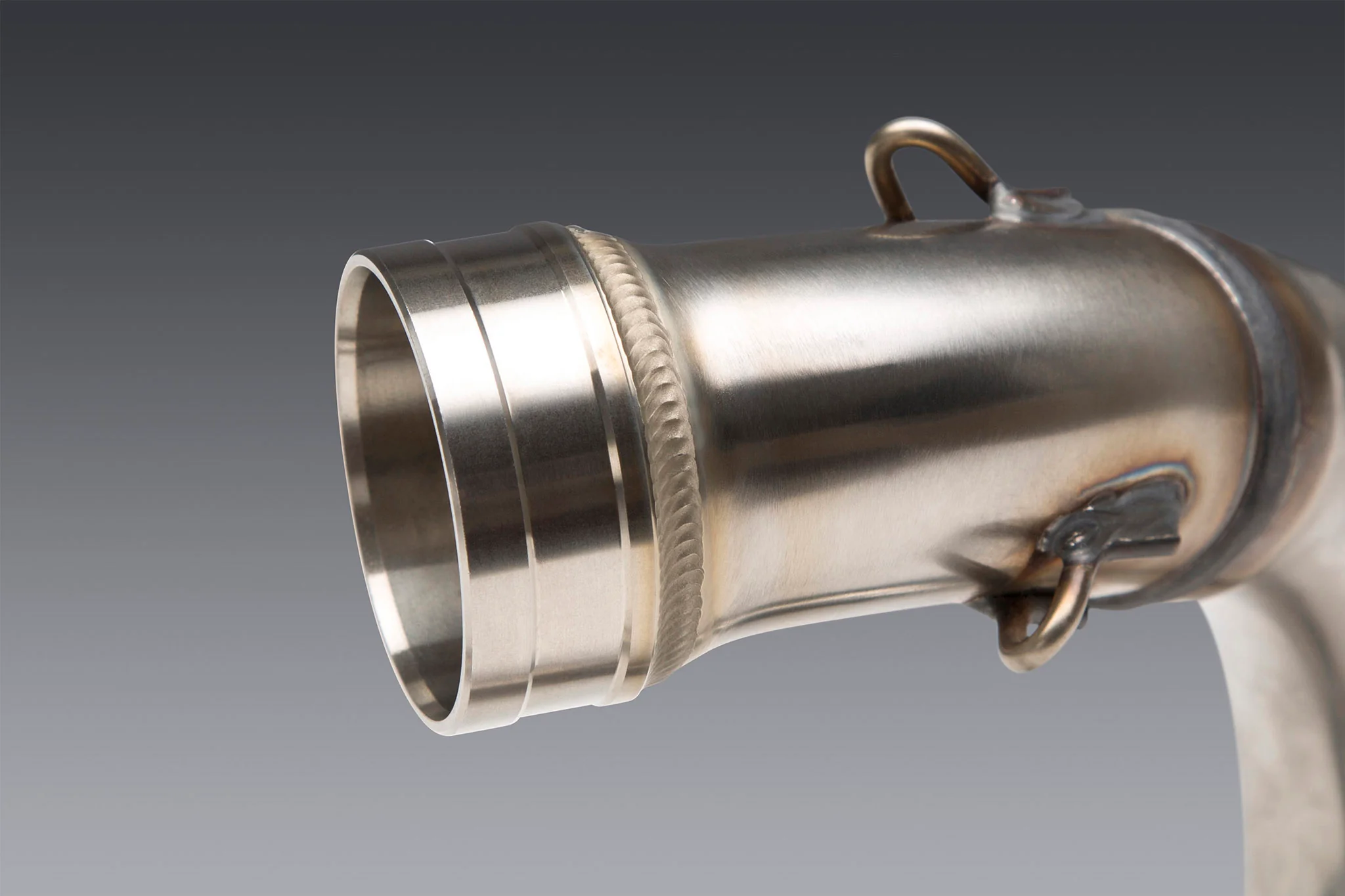 KTM/HUSQ 250/350 19-22 / GAS GAS MC 250F RS-12 Stainless Full Exhaust, w/ Aluminum Muffler - Image 7