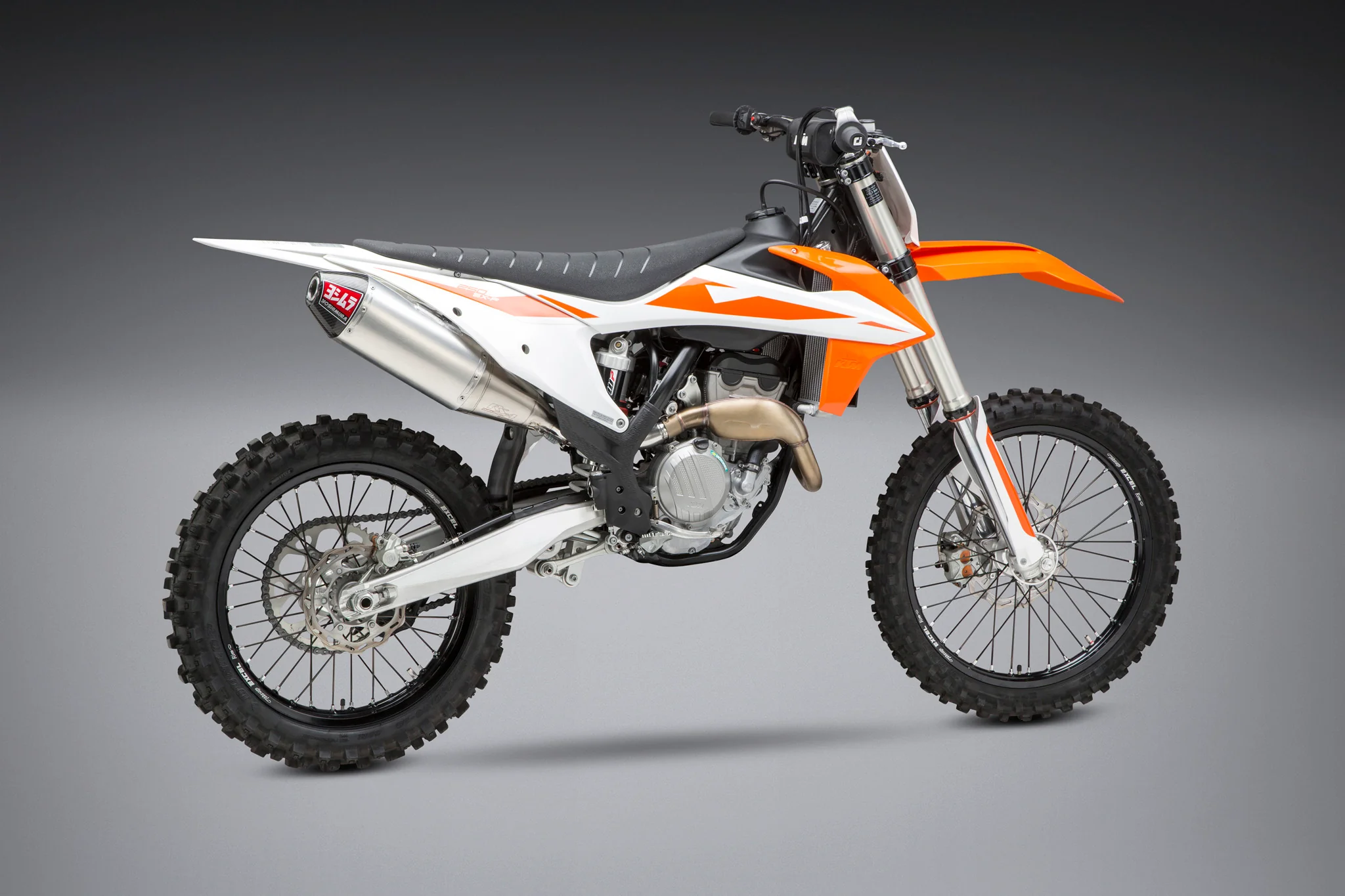 KTM/HUSQ 250/350 19-22 RS-4 Stainless Slip-On Exhaust, w/ Aluminum Muffler - Image 2