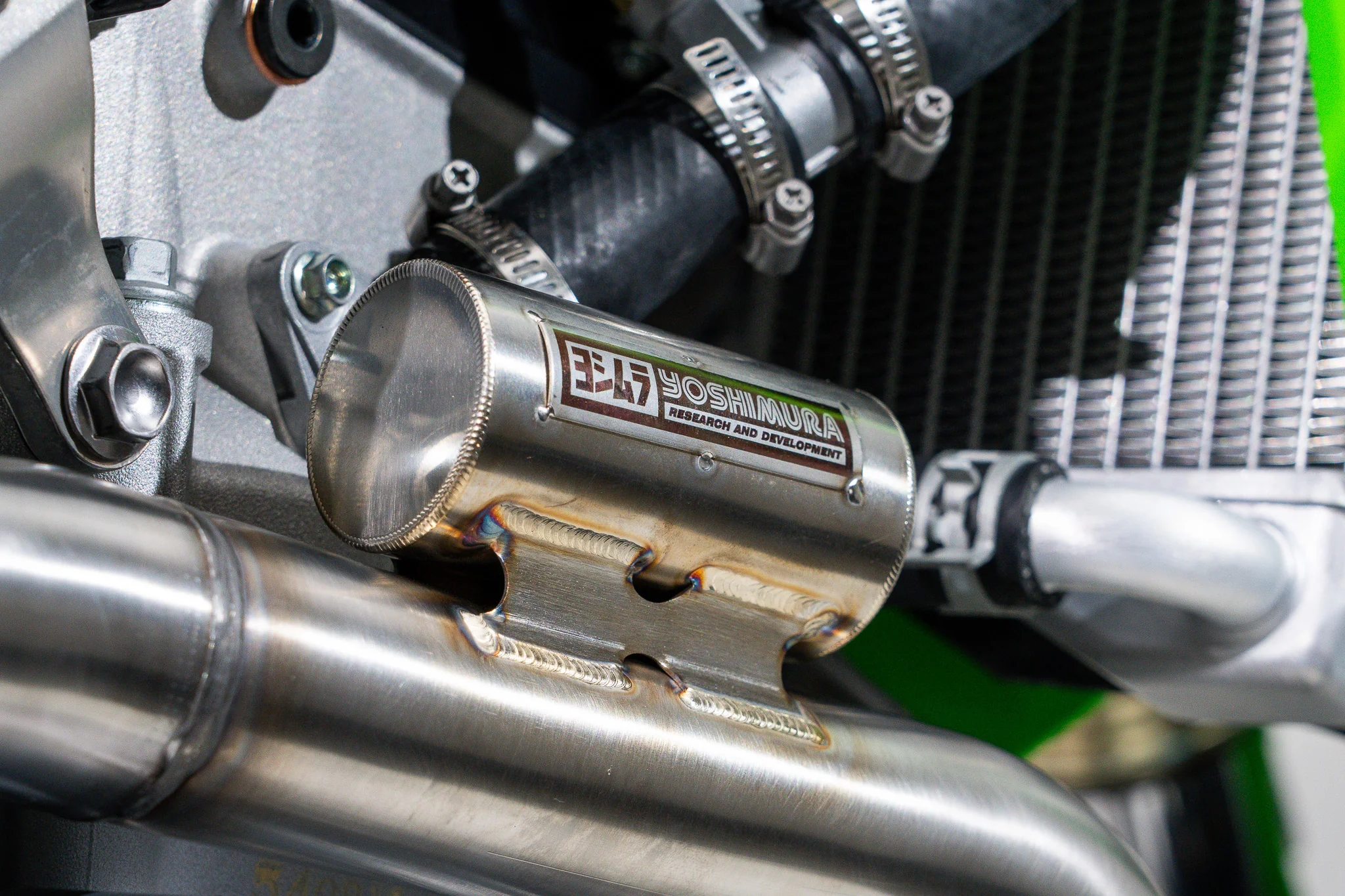 KX450/X 24-26 RS-12 Stainless Full Exhaust, w/ Stainless Muffler - Image 11