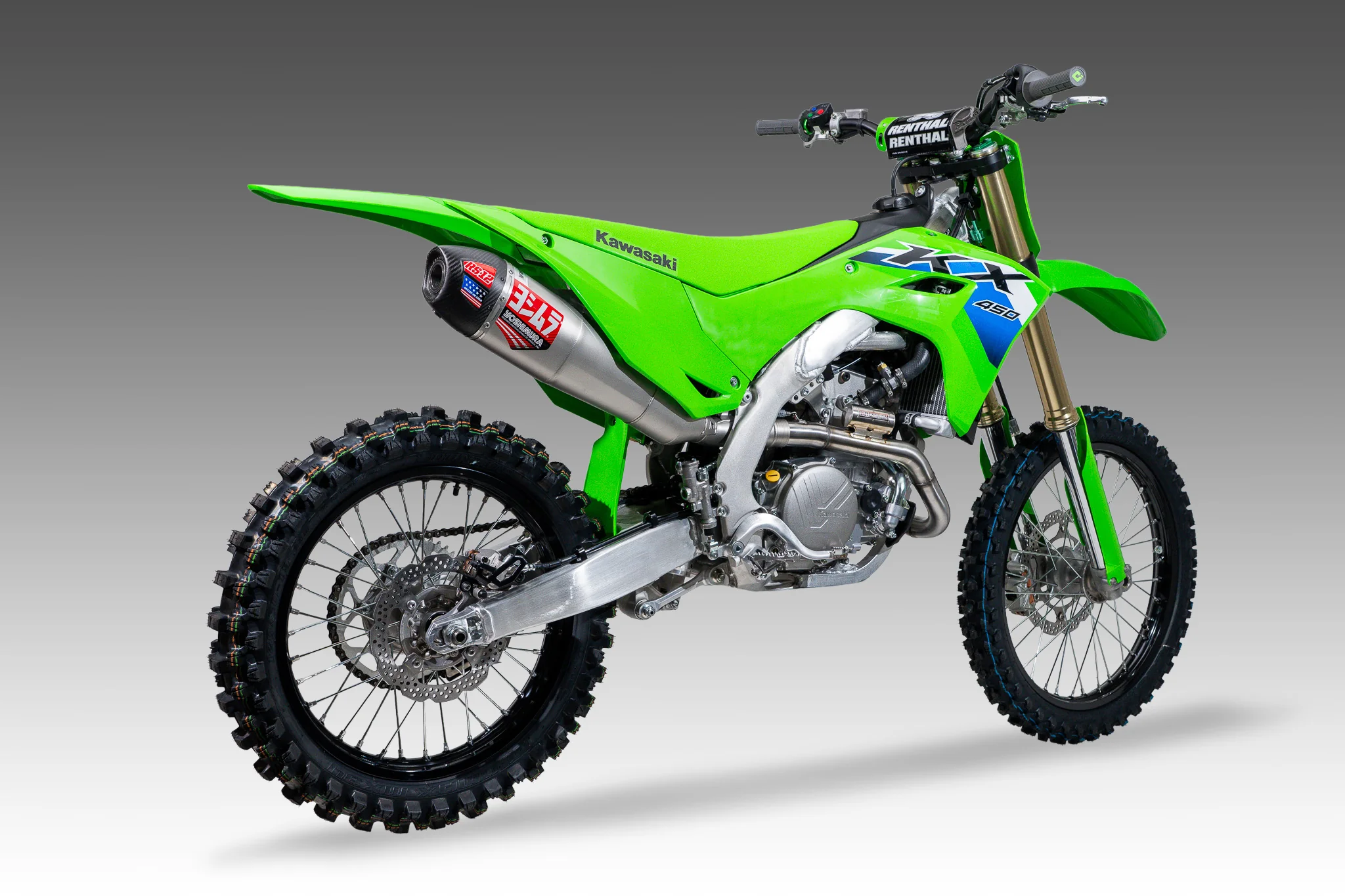 KX450/X 24-26 RS-12 Stainless Full Exhaust, w/ Stainless Muffler - Image 3