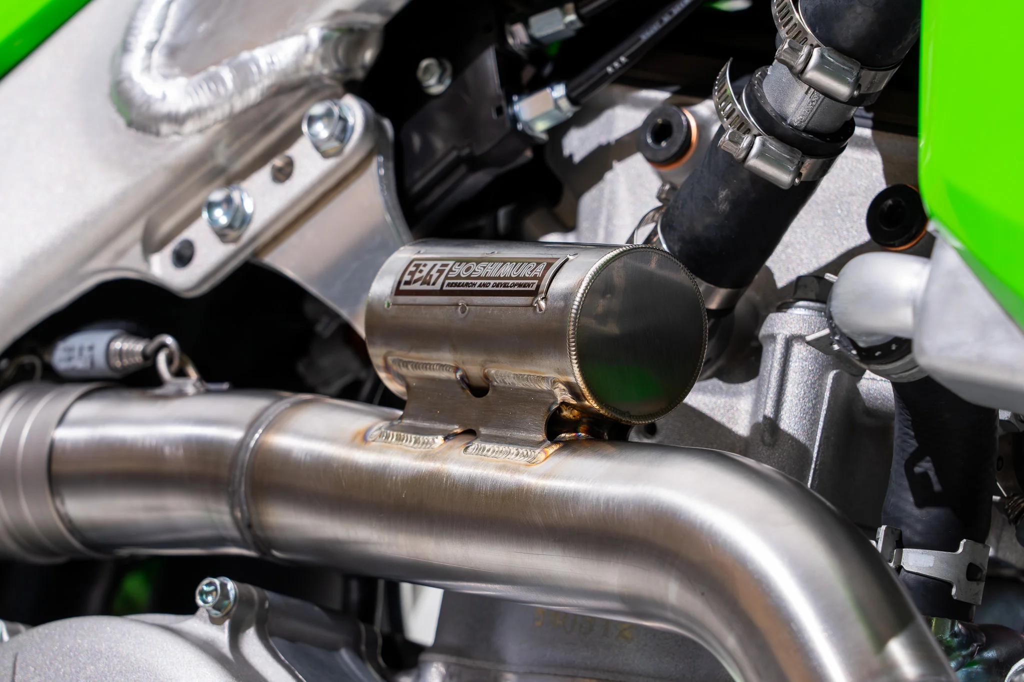KX450/X 24-26 RS-12 Stainless Full Exhaust, w/ Stainless Muffler - Image 9