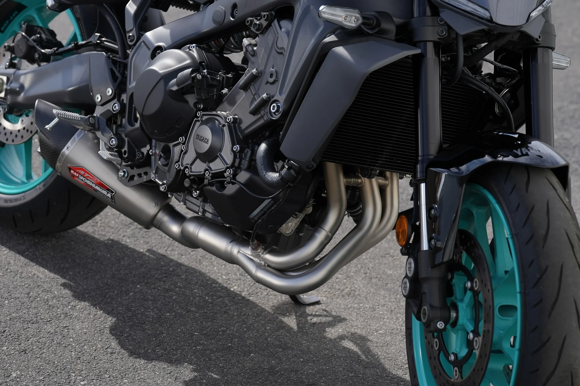 MT-09 21-26 / XSR 900 22-25 Race AT2 Stainless Full Exhaust, w/ Stainless Muffler - Image 4