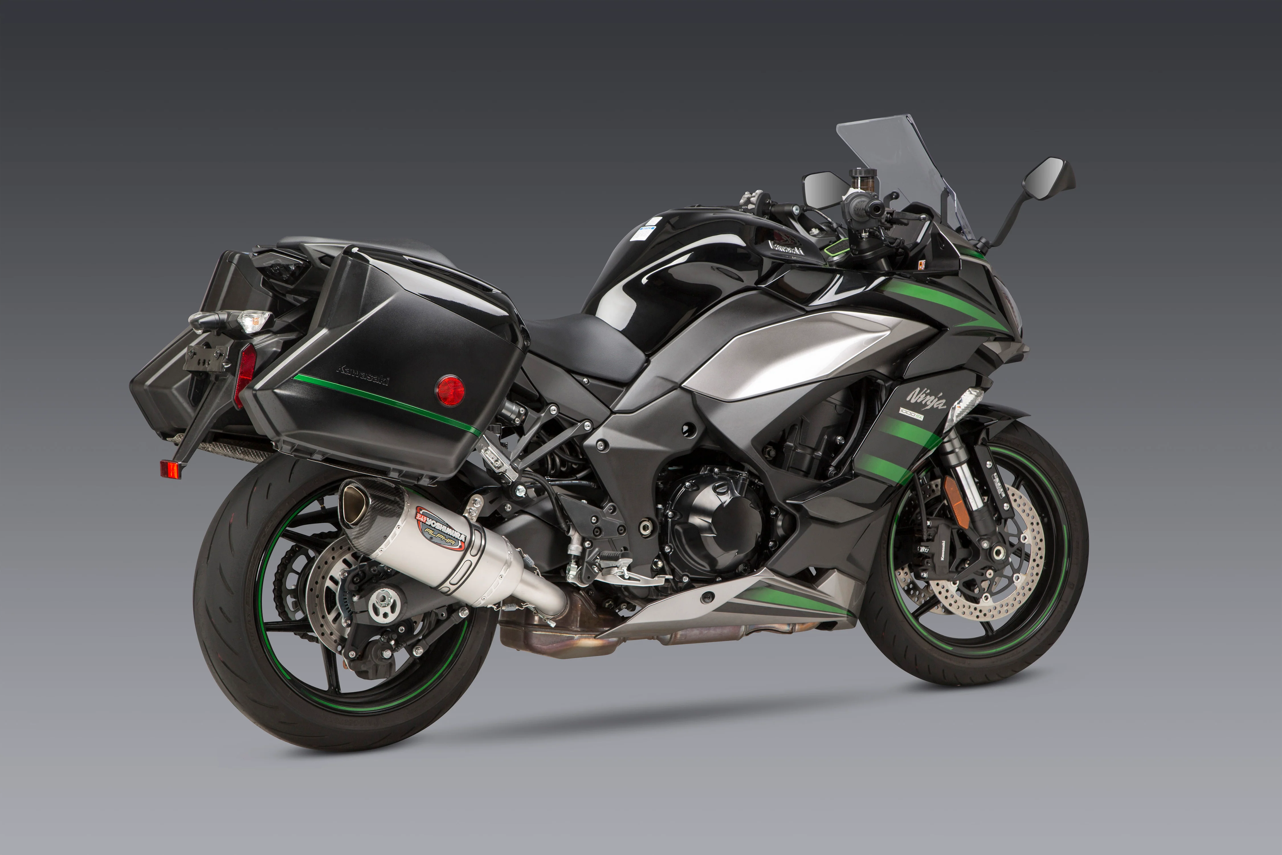 NINJA 1000SX 20-24 / NINJA 1100SX 2025 ALPHA Stainless Slip-On Exhaust, w/ Stainless Muffler - Image 5