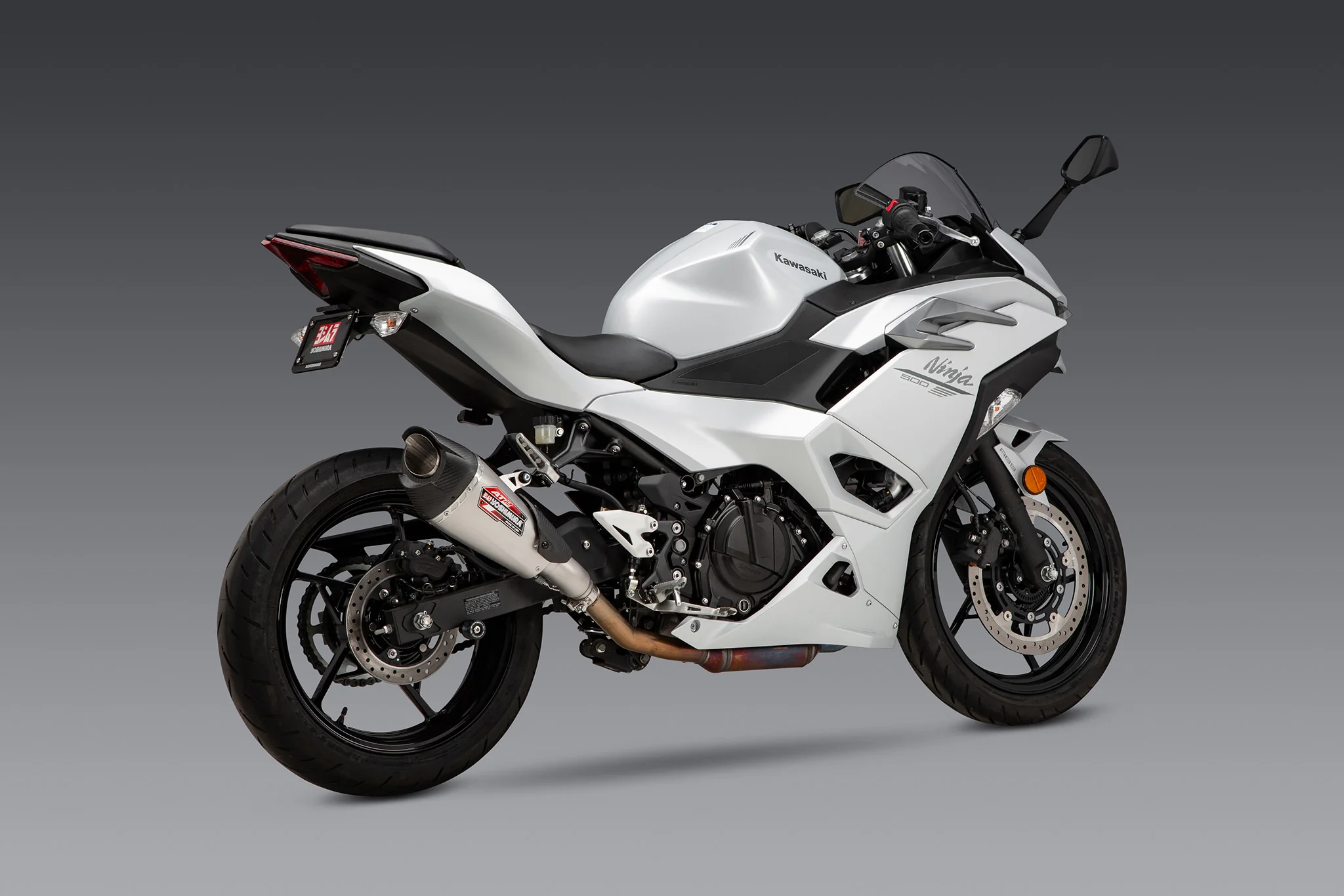 NINJA 500/400 / Z500/400 18-26 AT2 Stainless Slip-On Exhaust, w/ Stainless Muffler - Image 4