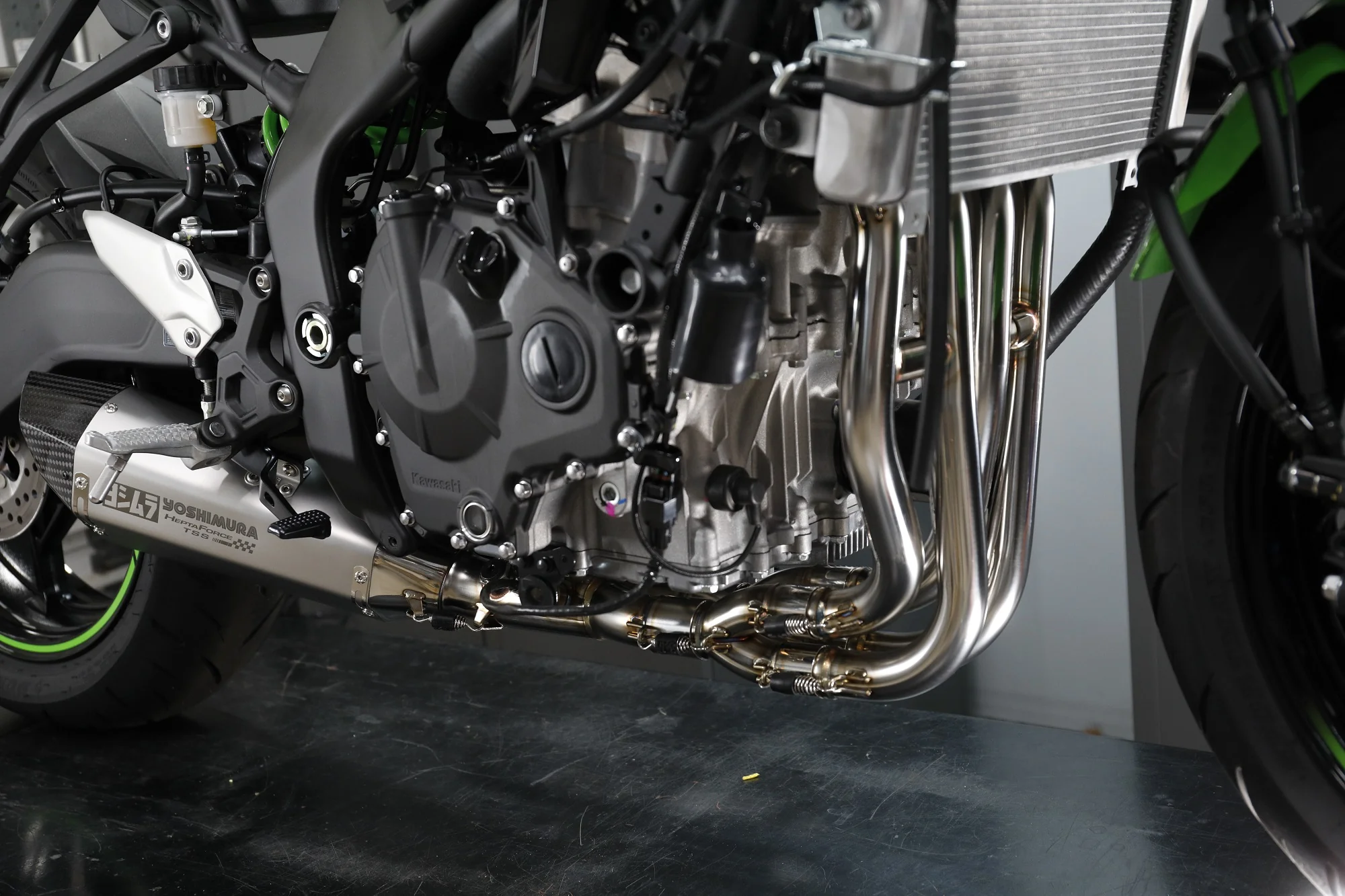 ZX-4RR 23-26 RACE STAINLESS FULL SYSTEM HEPTA FORCE TSS SATIN FINISH - Image 4