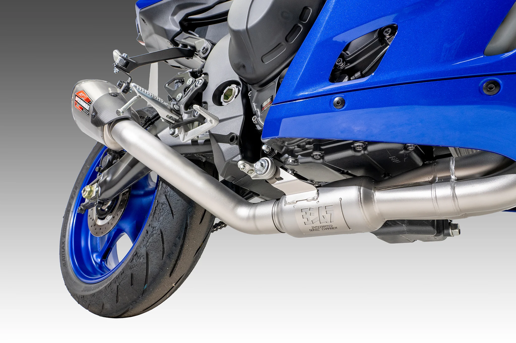 R9 2025 AT2 Stainless Full Exhaust, w/ Stainless Muffler - Image 3