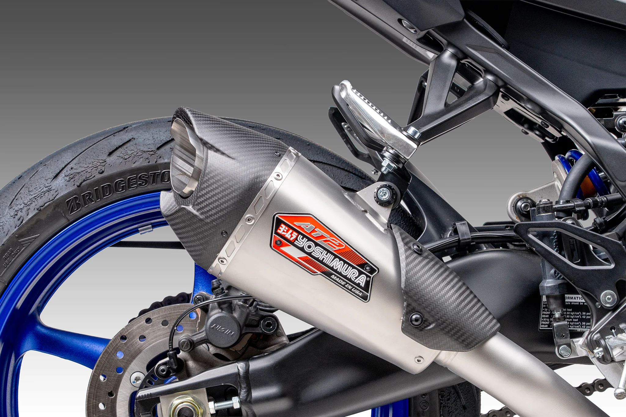 R9 2025 AT2 Stainless Full Exhaust, w/ Stainless Muffler - Image 7