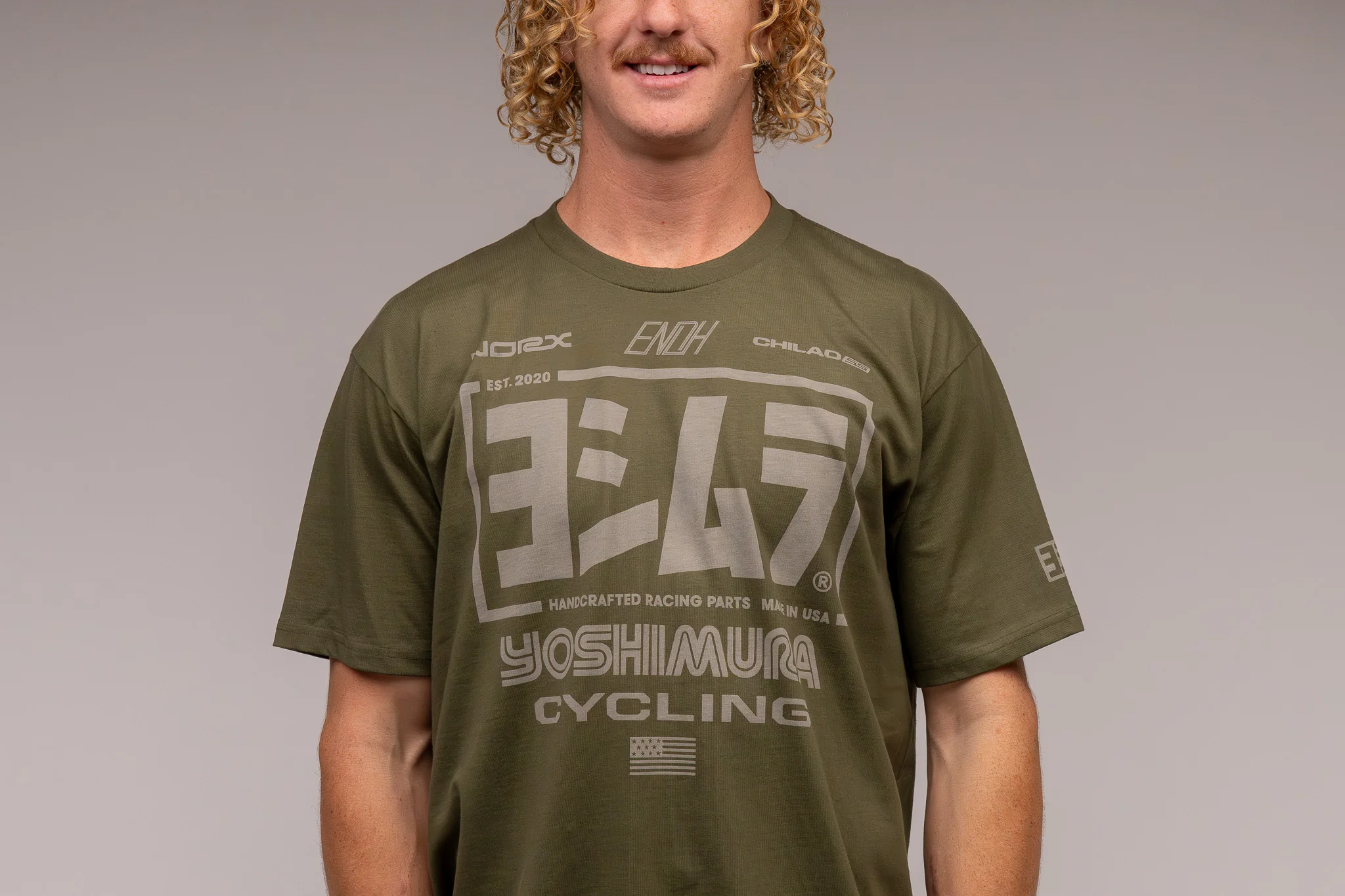 Race Team Tee Army Green - Image 3