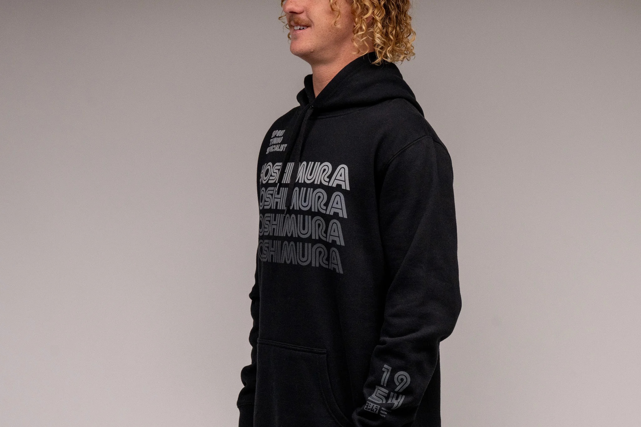 Shades Pull Over Hoodie Black - Image 3