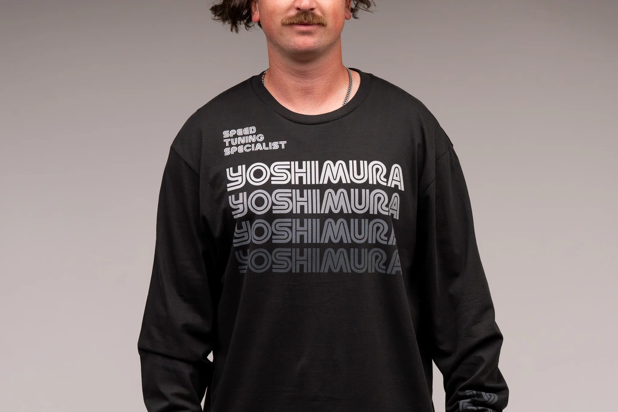 Shades Long Sleeve Tee Coal - Image 5