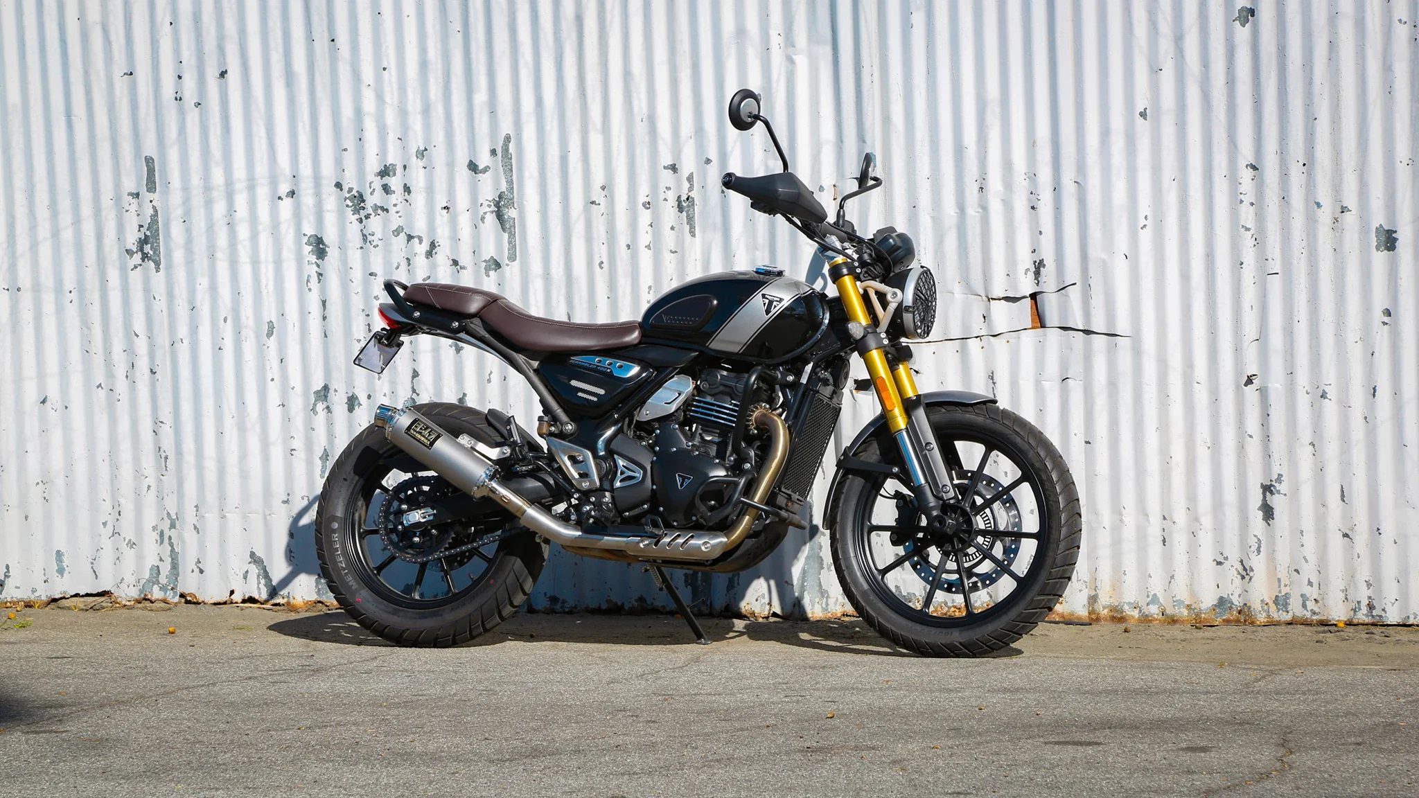 SPEED/SCRAMBLER 400 2024-25 GP-MAGNUM Stainless Slip-On, w/ Stainless Muffler - Image 2