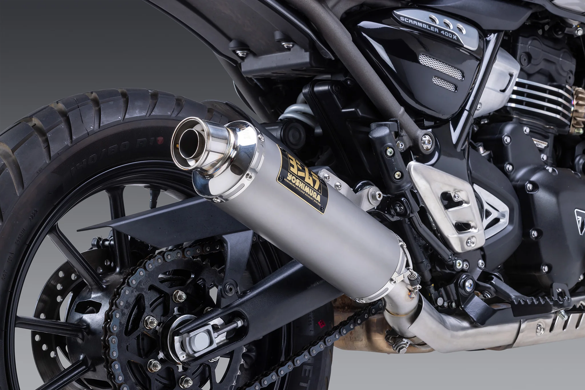 SPEED/SCRAMBLER 400 2024-25 GP-MAGNUM Stainless Slip-On, w/ Stainless Muffler - Image 4