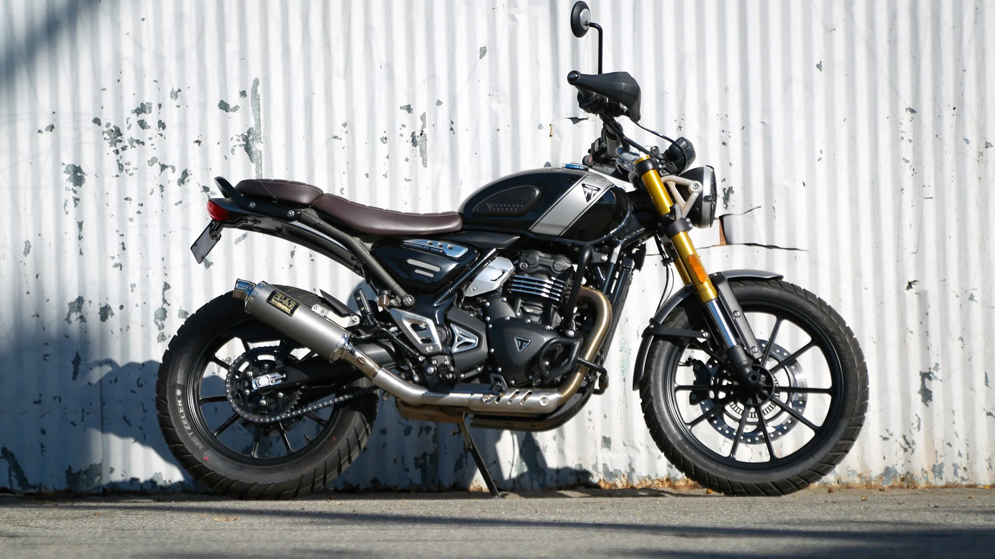 SPEED/SCRAMBLER 400 2024-25 GP-MAGNUM Stainless Slip-On, w/ Stainless Muffler - Image 5