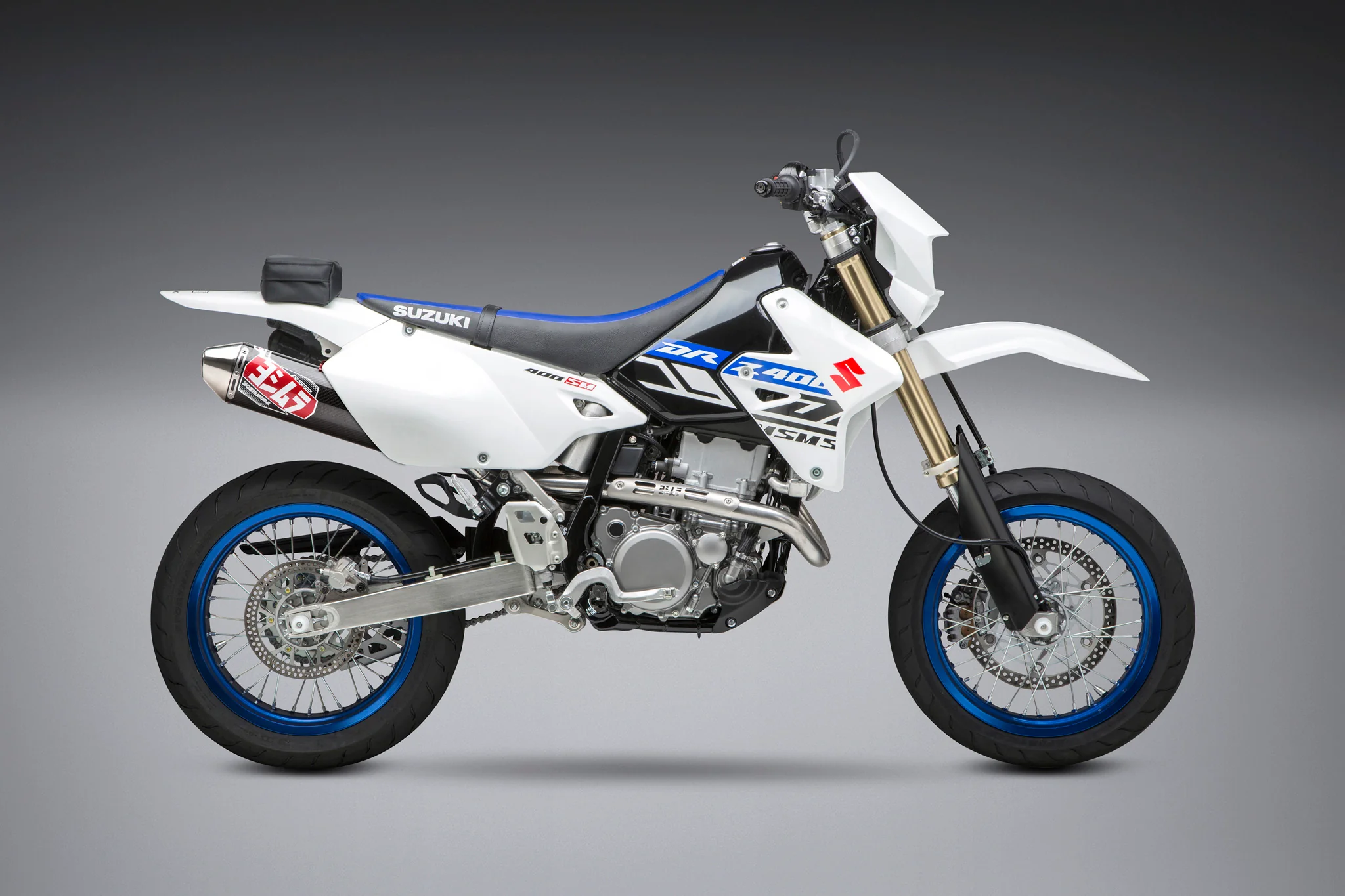DR-Z400S/SM 00-24 RS-2 Stainless Full Exhaust, w/ Carbon Fiber Muffler