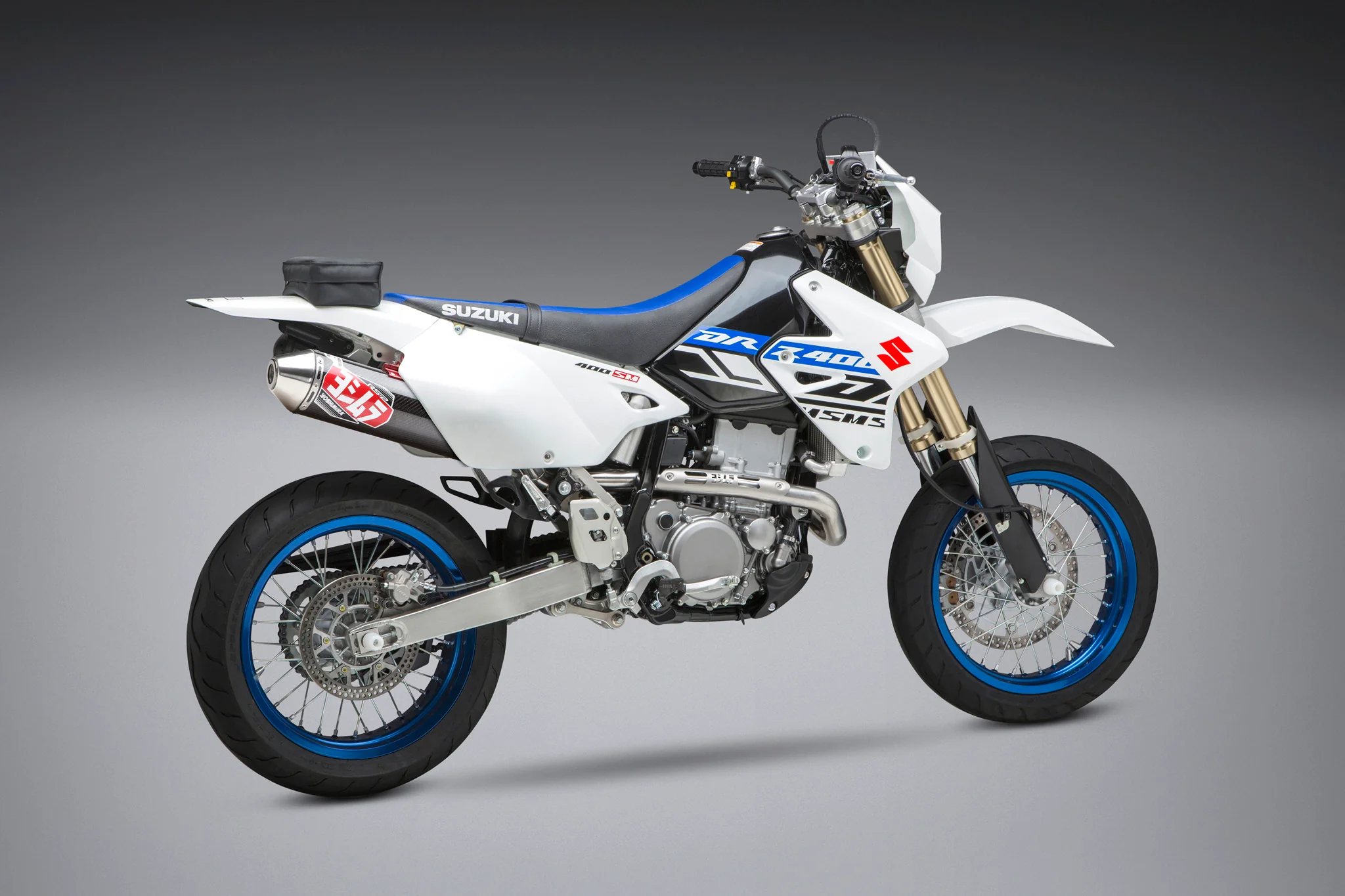 DR-Z400S/SM 00-24 RS-2 Stainless Full Exhaust, w/ Carbon Fiber Muffler - Image 2
