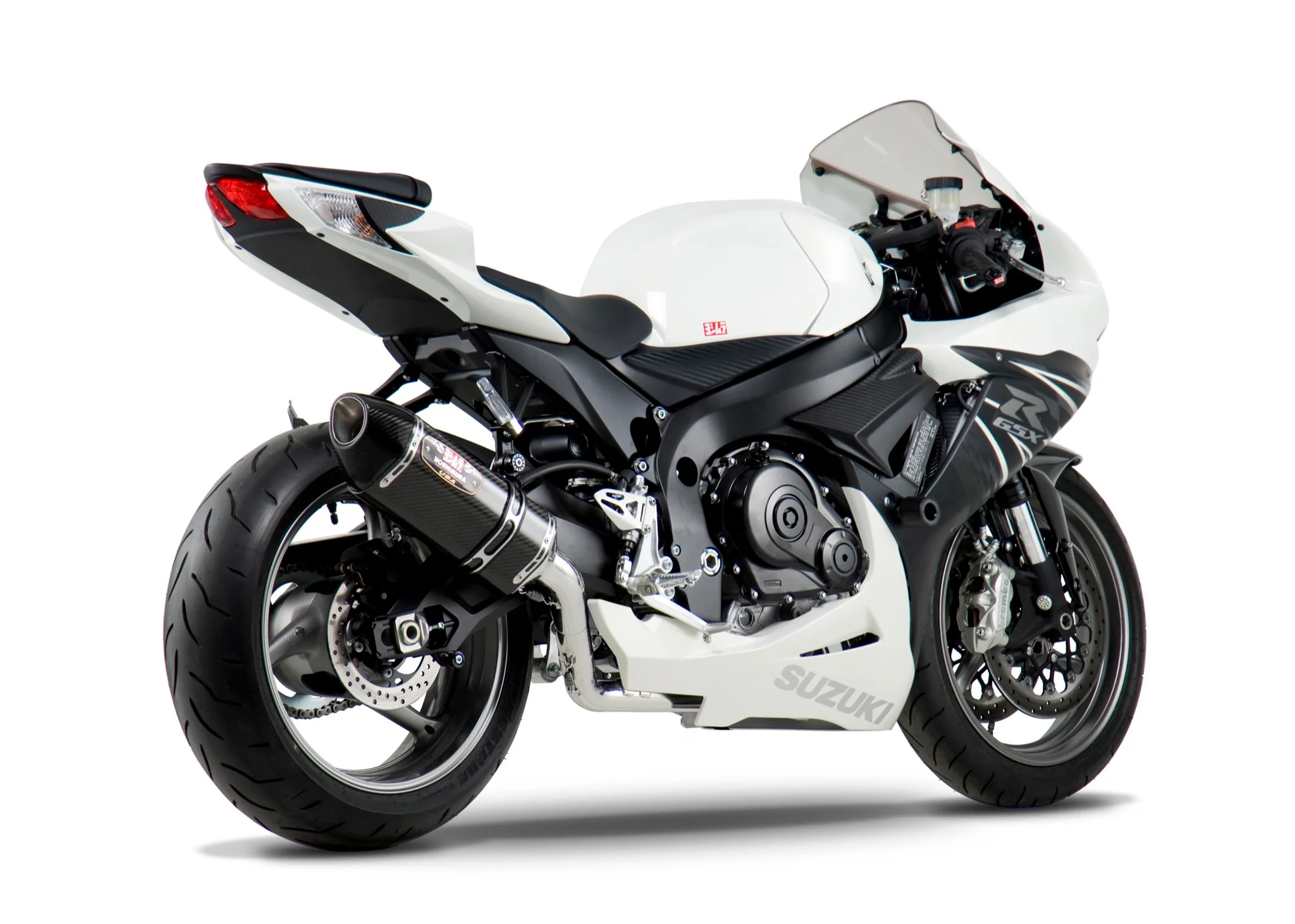 GSX-R600/750 11-26 Race R-77 Stainless Full Exhaust, w/ Carbon Fiber Muffler - Image 2