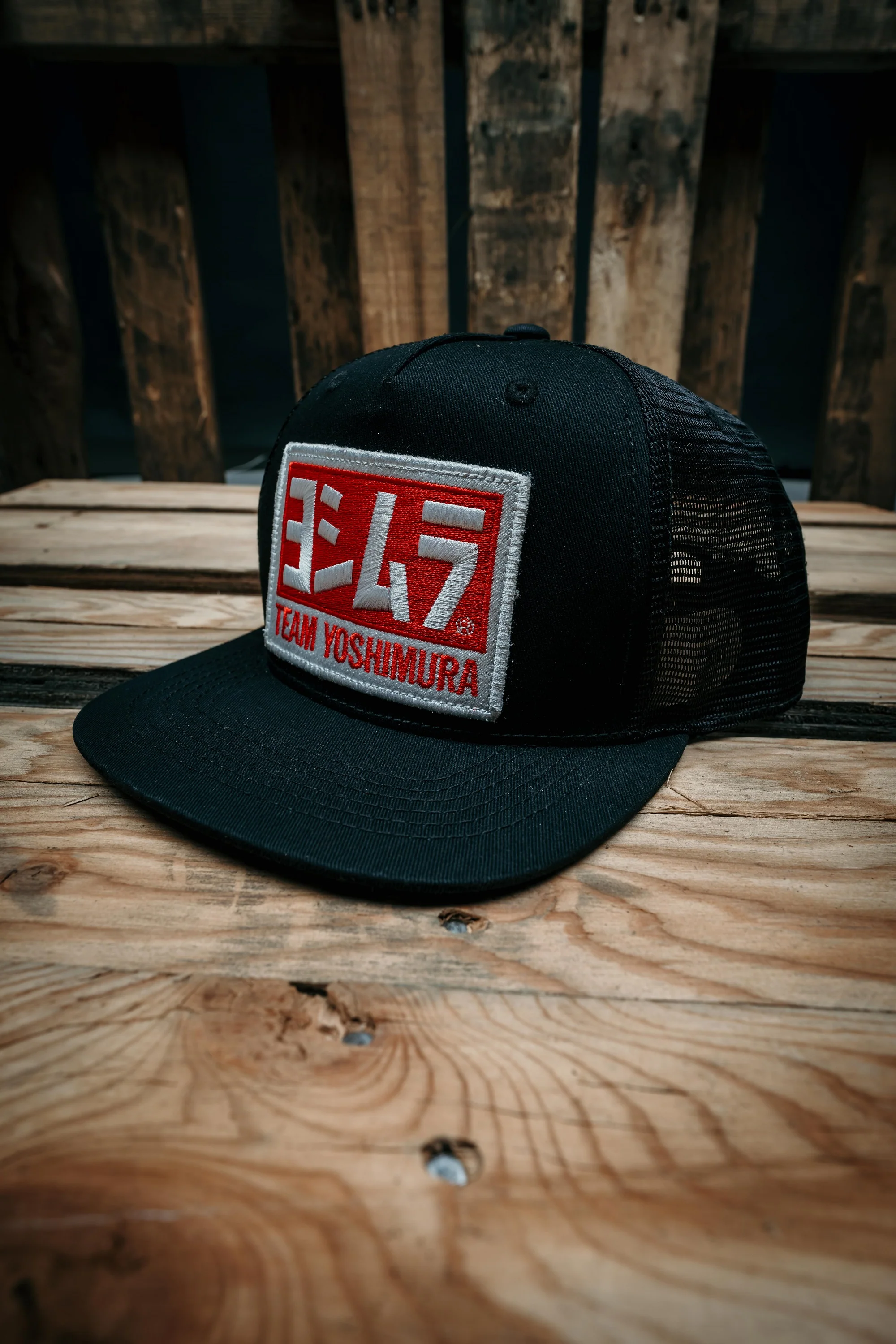 Team Snapback Trucker Hat Black - Image 6