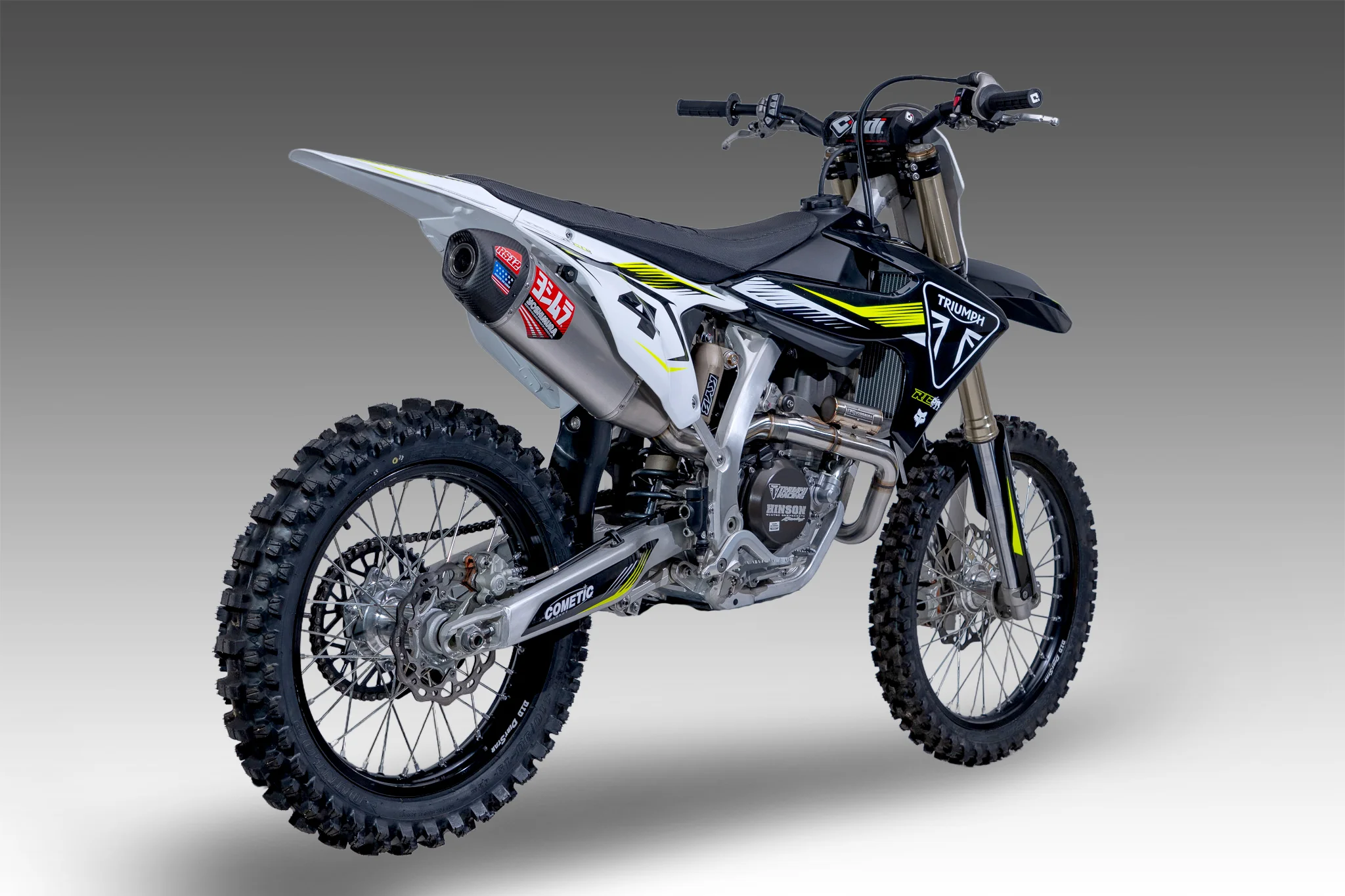TF450 2025-26 RS-12 Stainless Full Exhaust, w/ Aluminum Muffler - Image 2