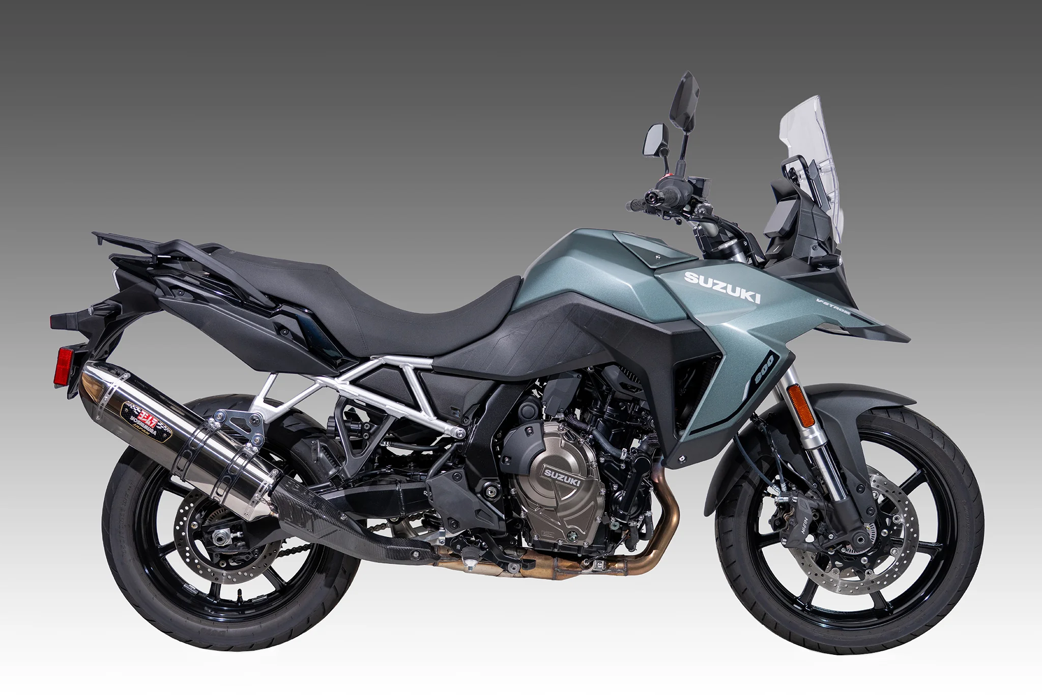 V-STROM 800 23-26 R-77J Stainless Slip-On Exhaust, w/ Stainless Muffler - Image 5