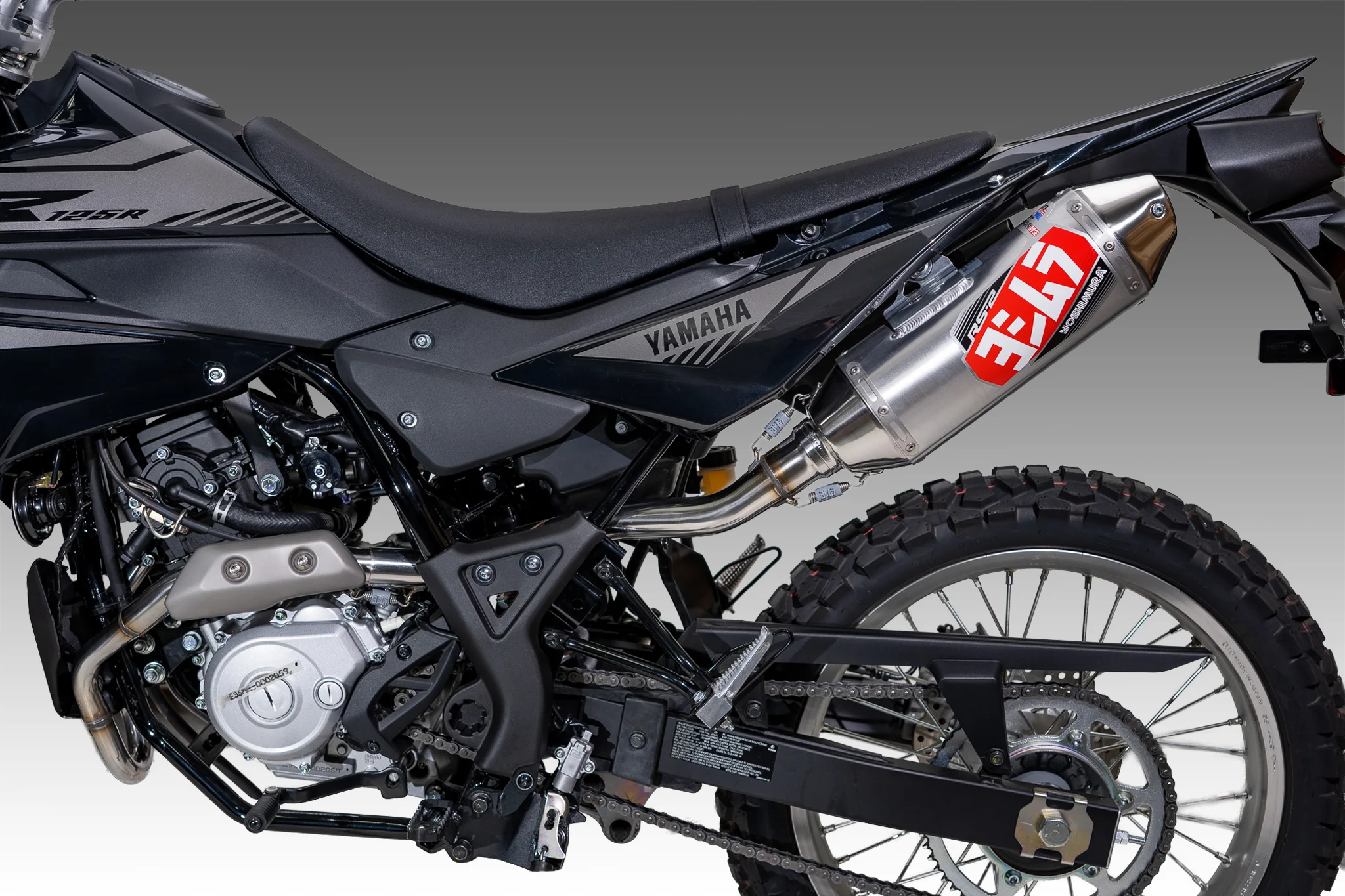 WR125R 2026 RS-2 Stainless Full Exhaust, w/ Aluminum Muffler - Image 4