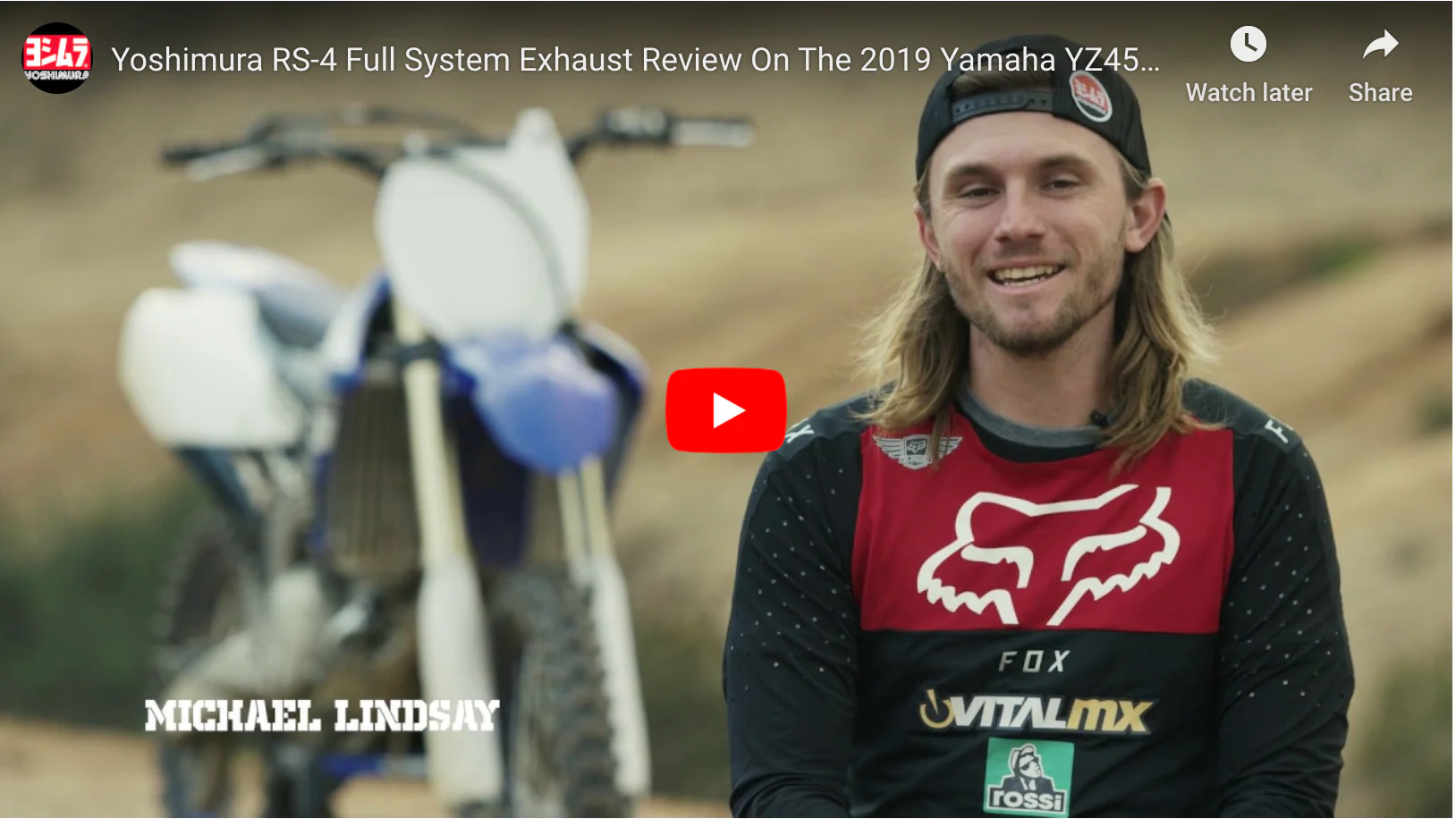 YZ450F 18-19 / WR450F 19-20 / YZ450FX 19 RS-4 Stainless Full Exhaust, w/ Aluminum Muffler - Image 4