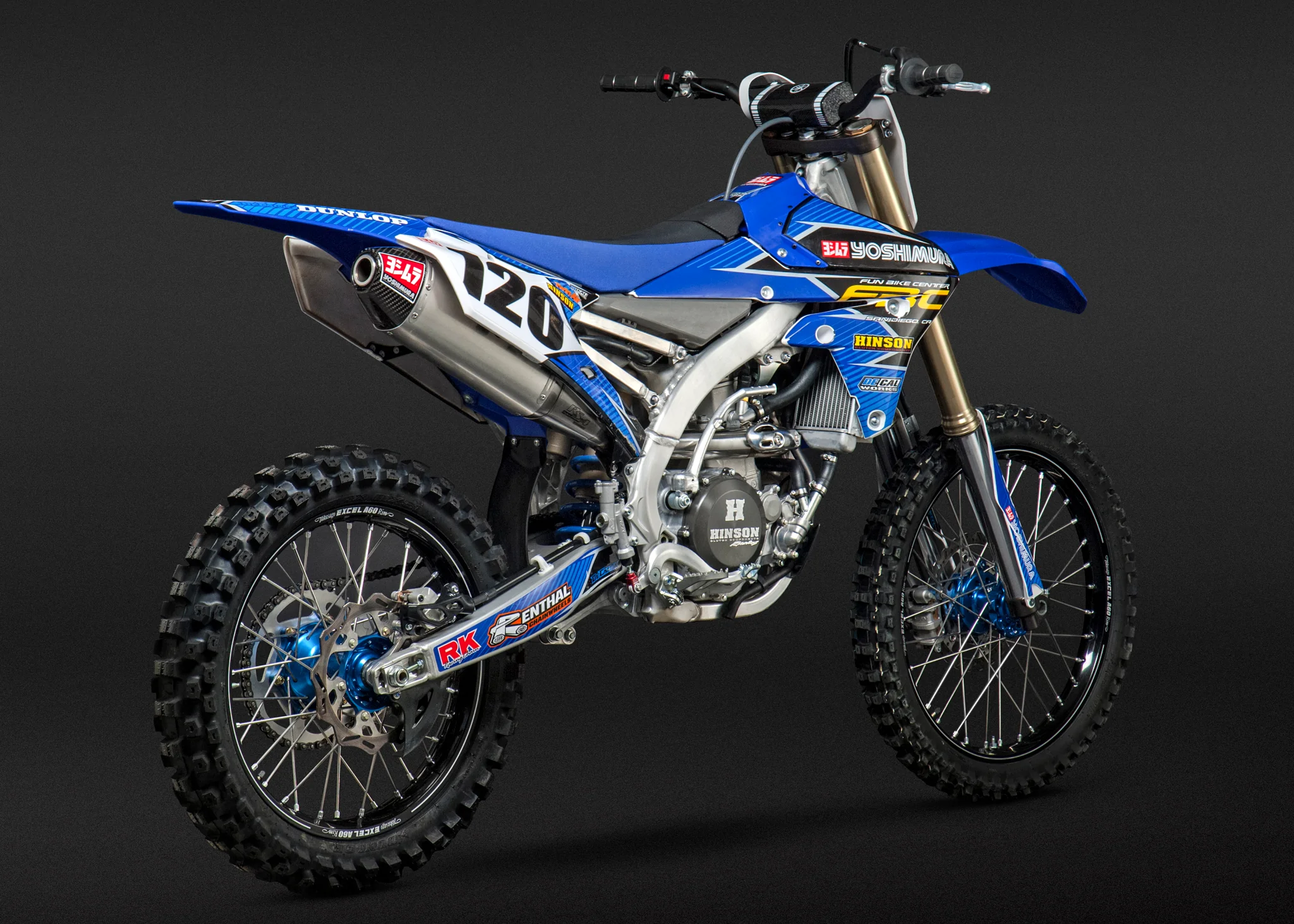 YZ450F 14-17/FX 16-17/WR450F 16-18 RS-4 Stainless Slip-On Exhaust, w/ Aluminum Muffler - Image 2