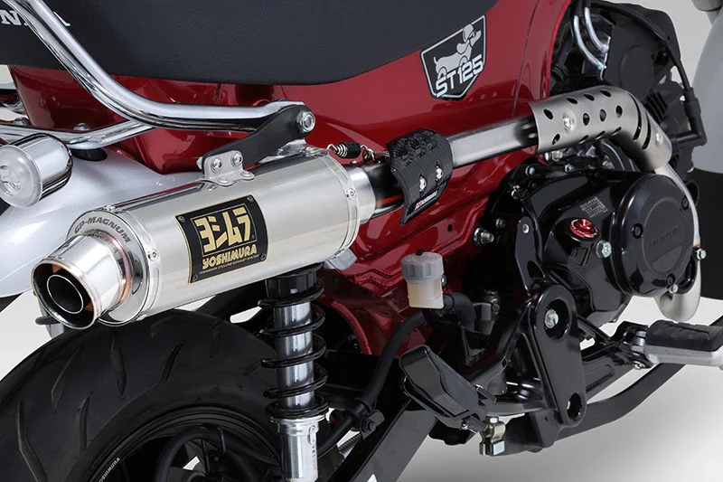 YAT DAX 125 2023-25 RACE GP-MAGNUM HIGH PIPE STAINLESS w/ STAINLESS MUFFLER - Image 2