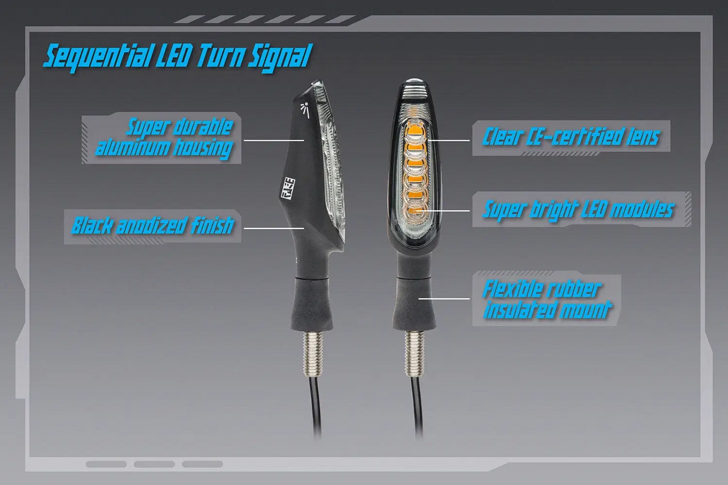 SEQUENTIAL LED Front Turn Signal Kit - Image 5