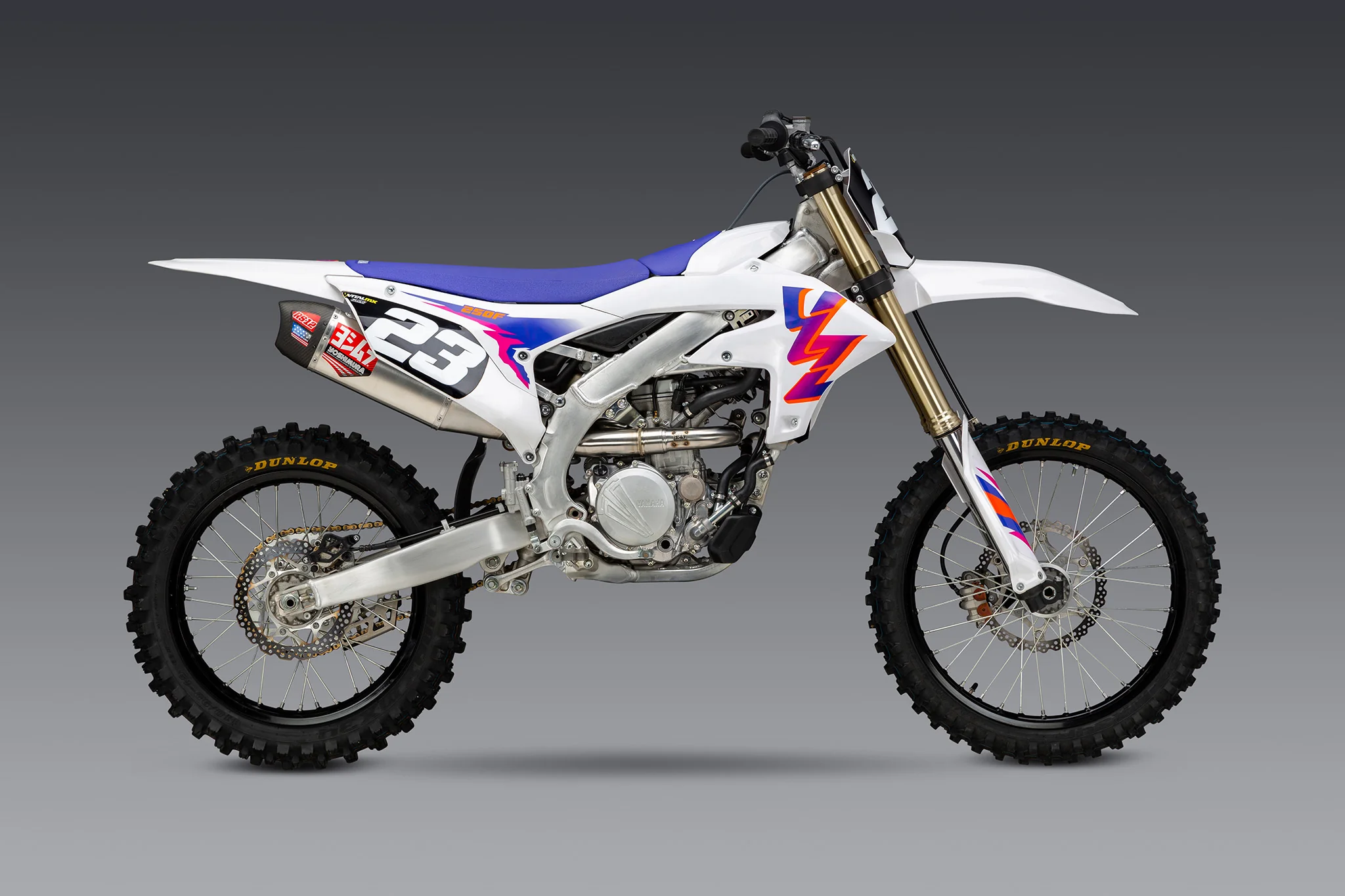 YZ250F 24-26 RS-12 Stainless Full Exhaust, w/ Aluminum Muffler - Image 3