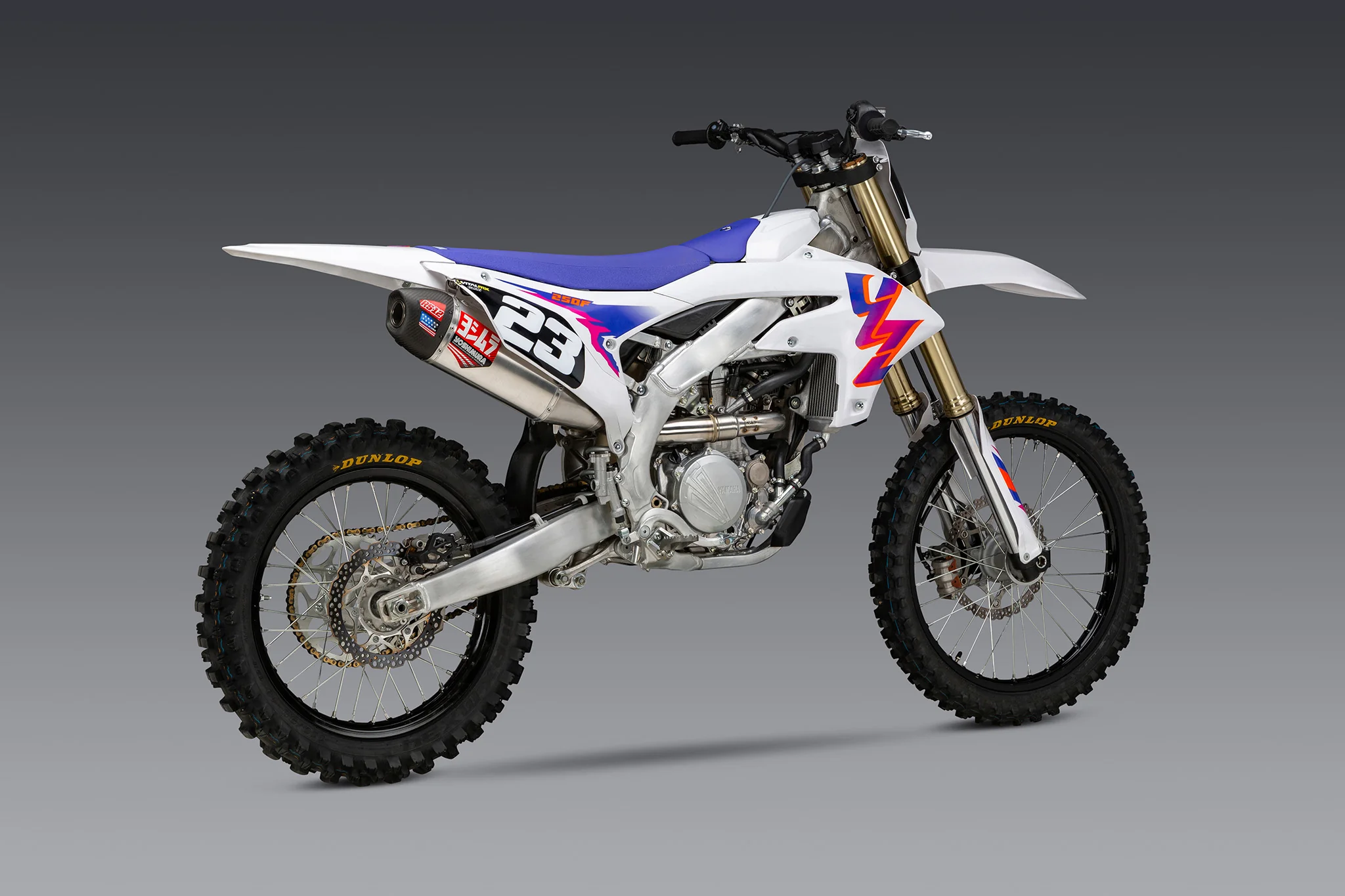 YZ250F 24-26 RS-12 Stainless Full Exhaust, w/ Aluminum Muffler - Image 4