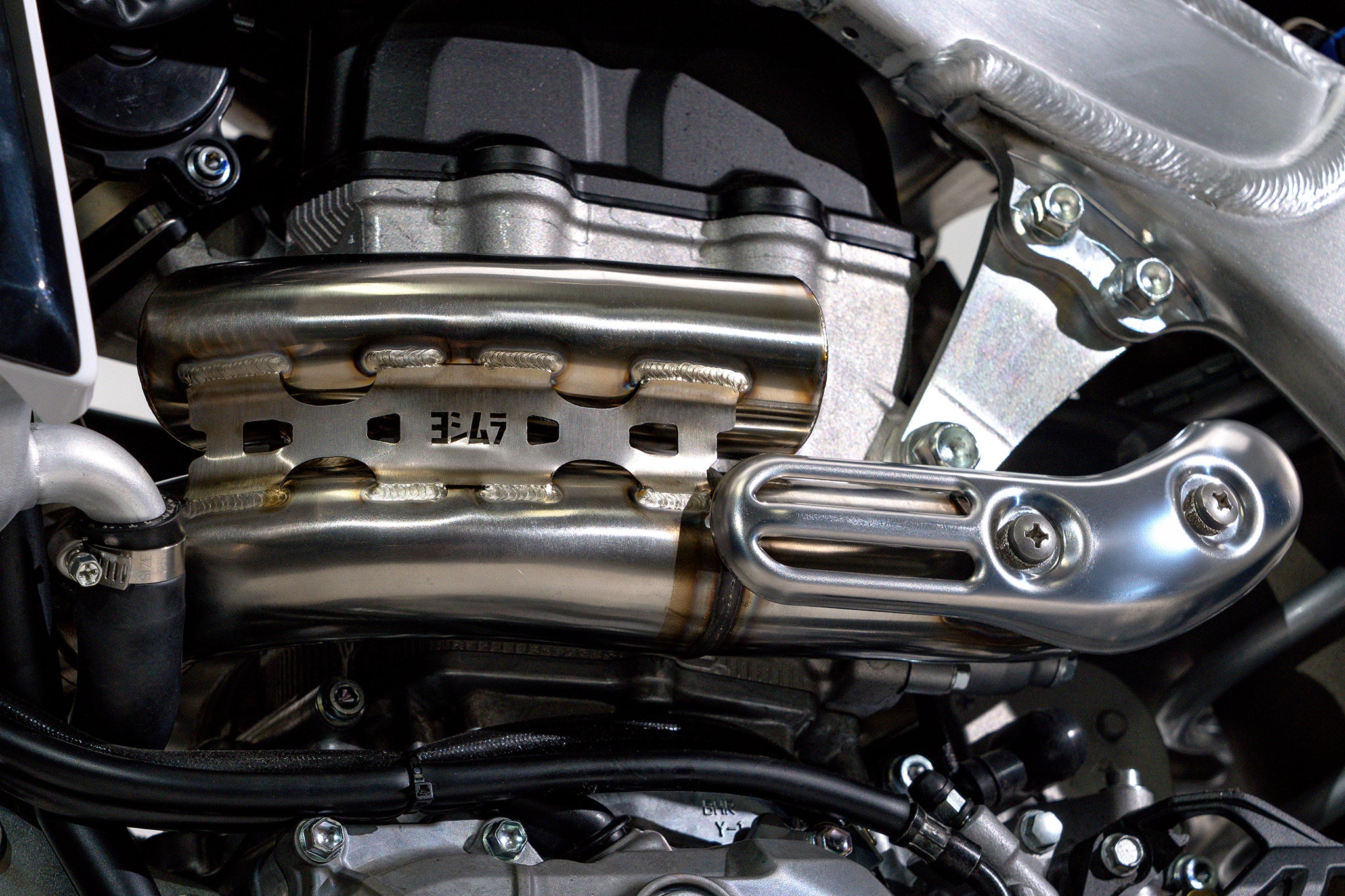 YZ450F 2026 RS-12 Stainless Titanium Full Exhaust, w/ Aluminum Muffler - Image 14
