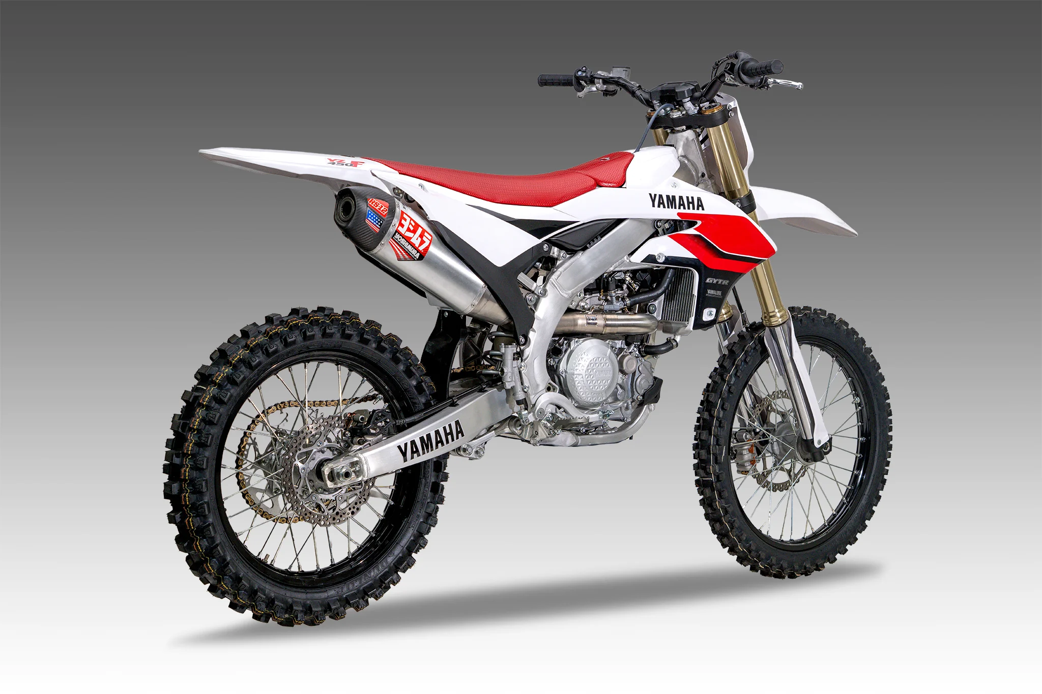 YZ450F 2026 RS-12 Stainless Titanium Full Exhaust, w/ Aluminum Muffler - Image 3