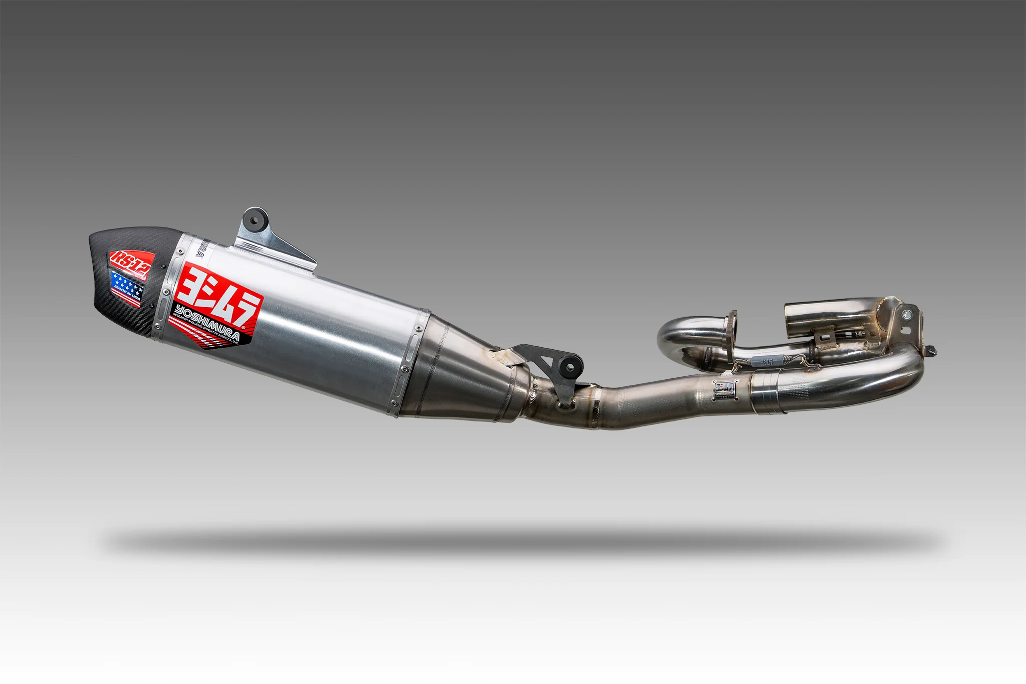 YZ450F 2026 RS-12 Stainless Titanium Full Exhaust, w/ Aluminum Muffler - Image 6