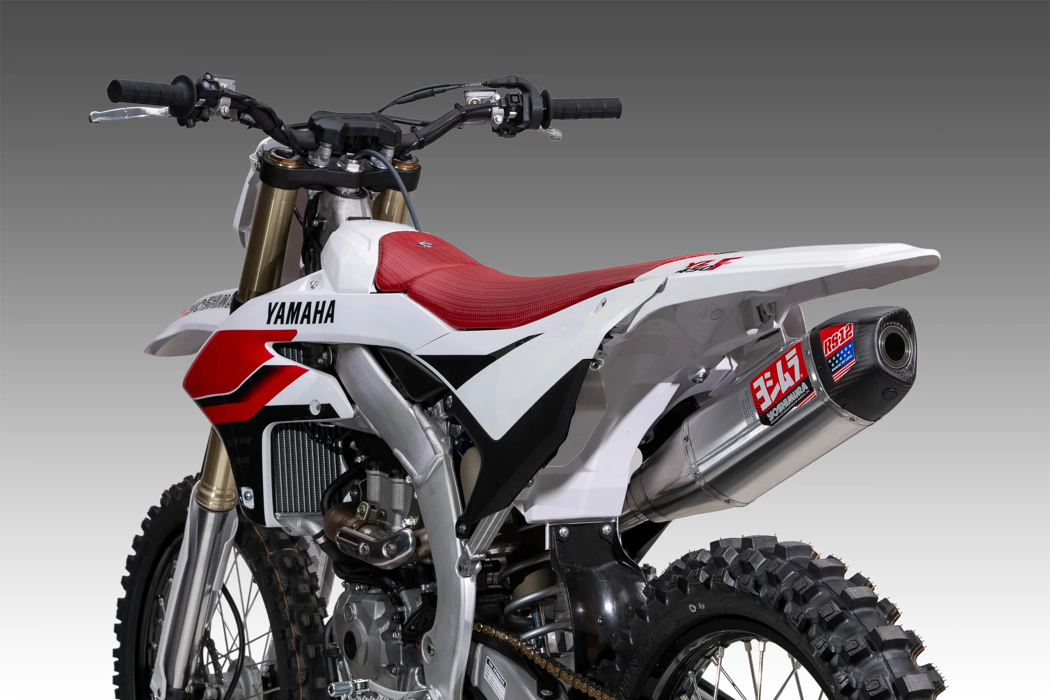 YZ450F 2026 RS-12 Stainless Slip-On Exhaust, w/ Aluminum Muffler - Image 4