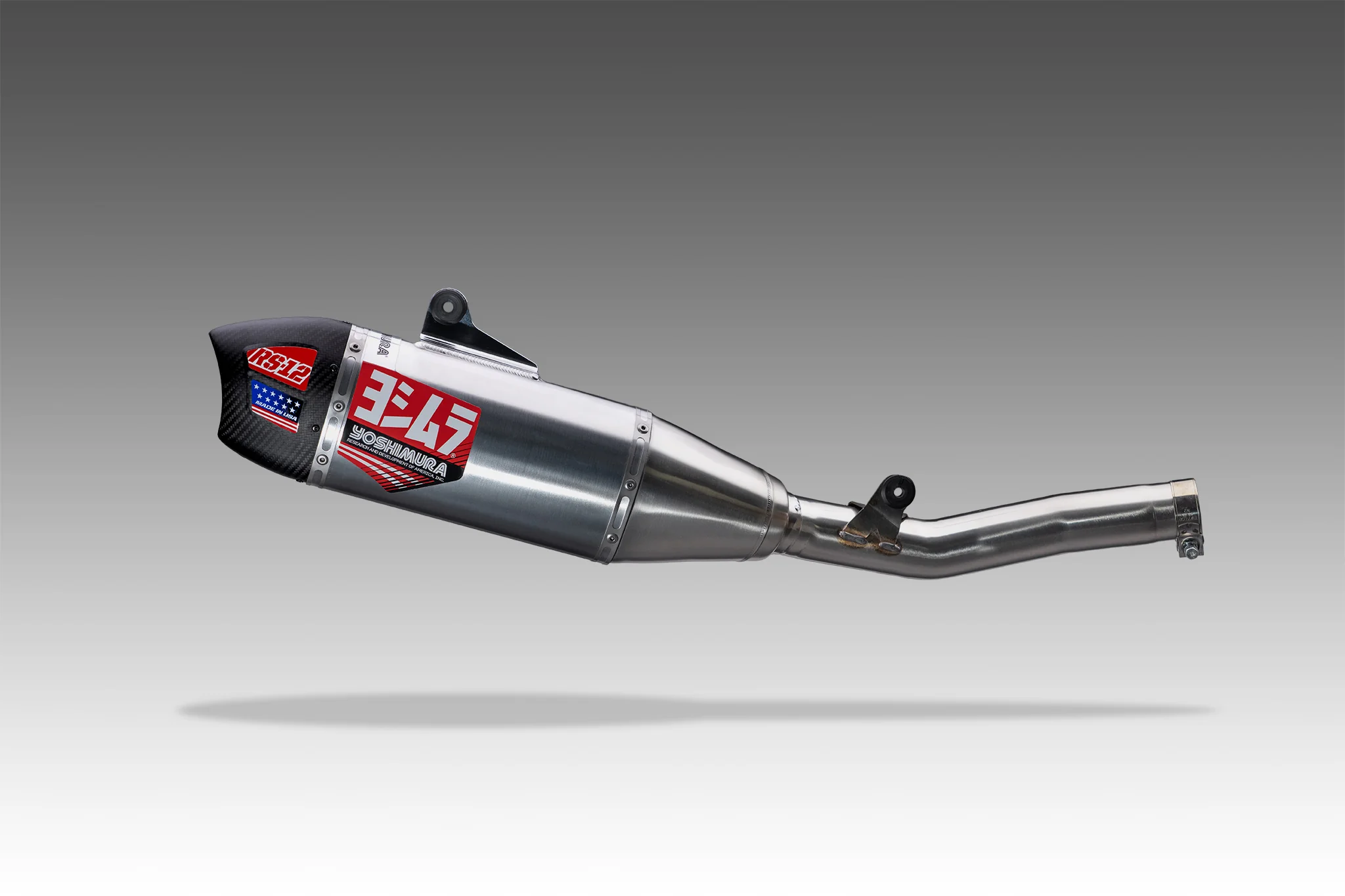 YZ450F 2026 RS-12 Stainless Slip-On Exhaust, w/ Aluminum Muffler - Image 5