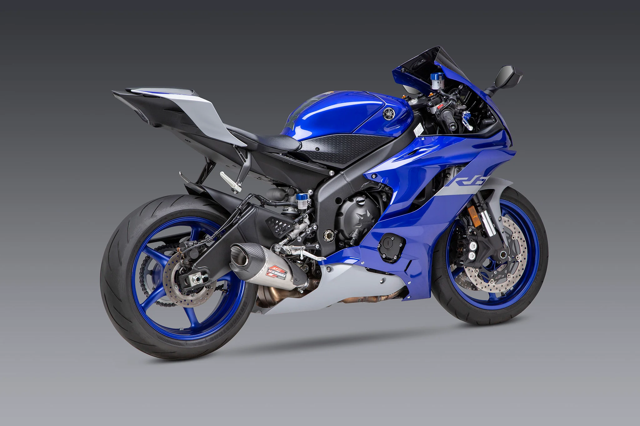 YZF-R6V 06-20 AT2 Stainless Slip-On Exhaust, w/ Stainless Muffler - Image 2