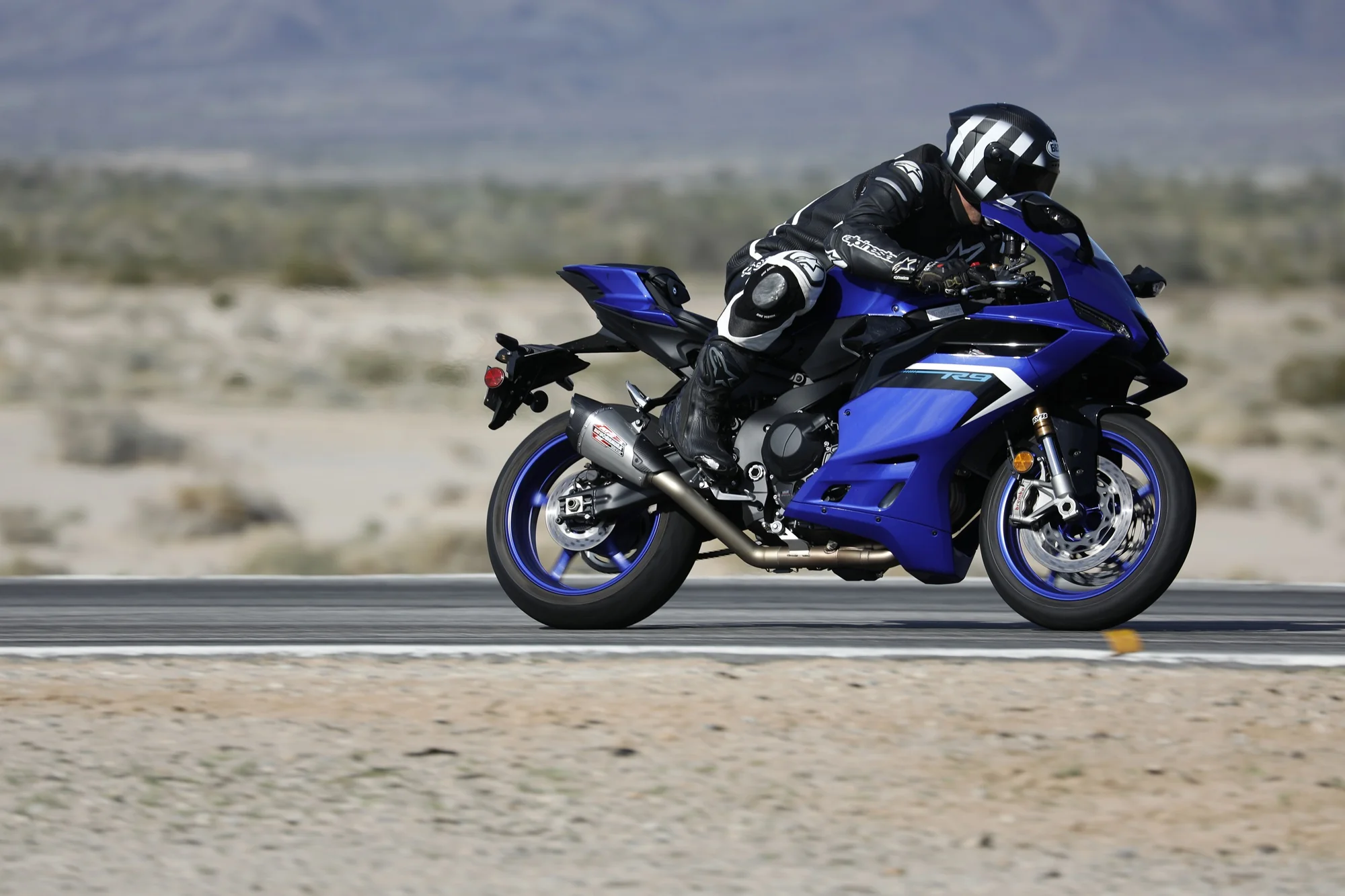 R9 2025 Race AT2 Stainless Full Exhaust, w/ Stainless Muffler - Image 3